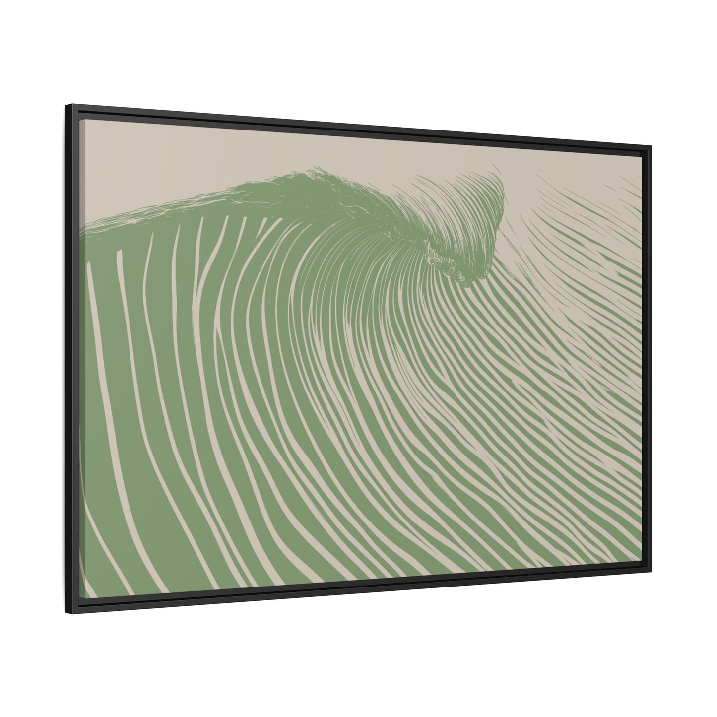 Wedge - Seaweed - Framed Canvas