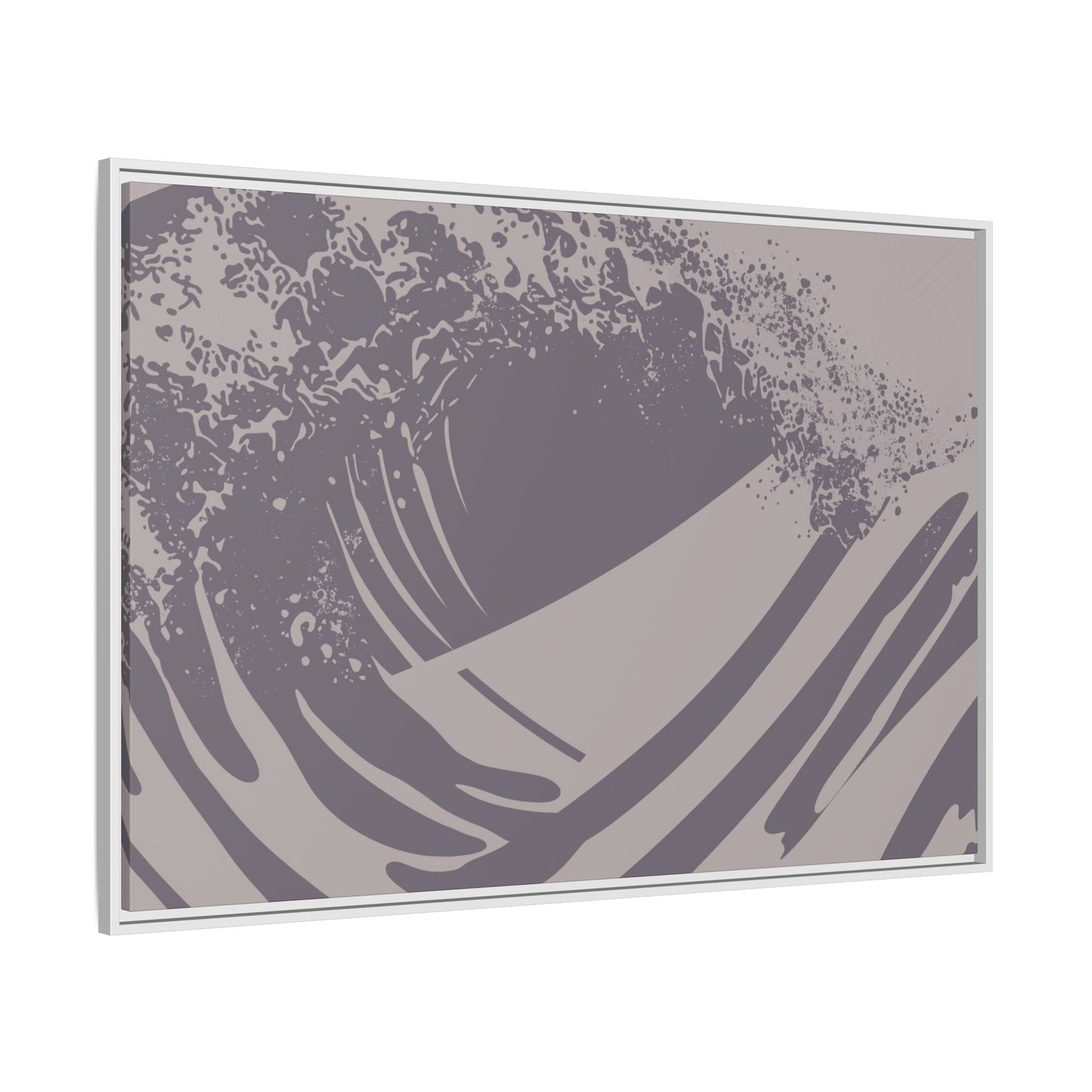 Turmoil - Purple Haze - Framed Canvas