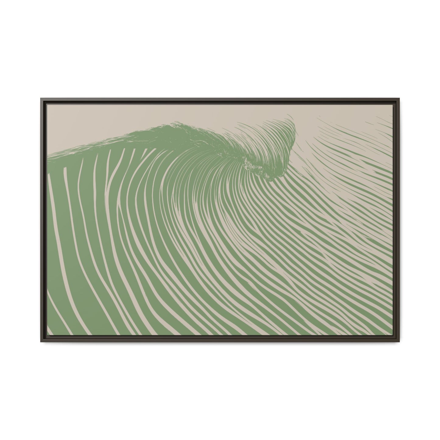 Wedge - Seaweed - Framed Canvas