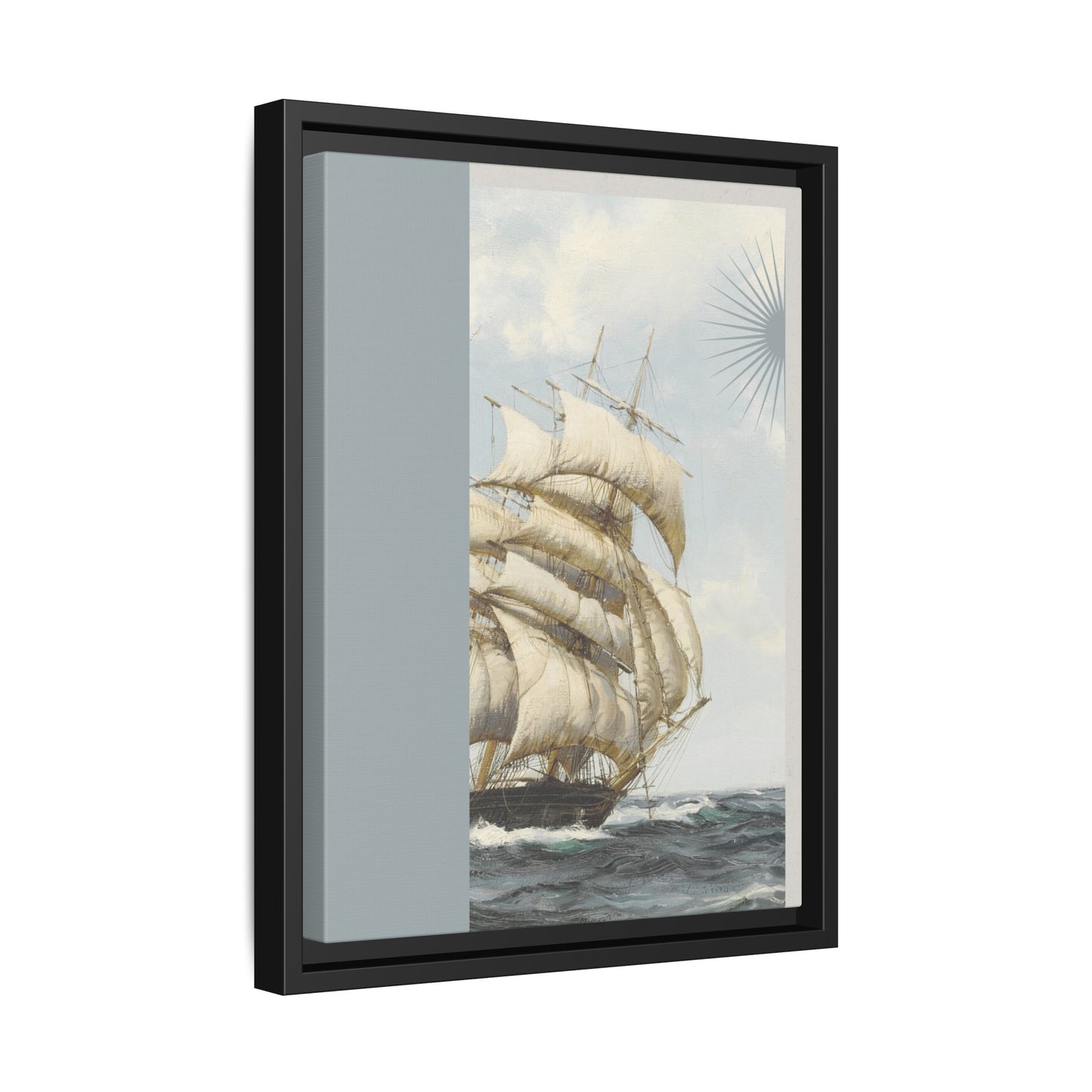 High Seas - MDRN ANTQ - Framed Canvas