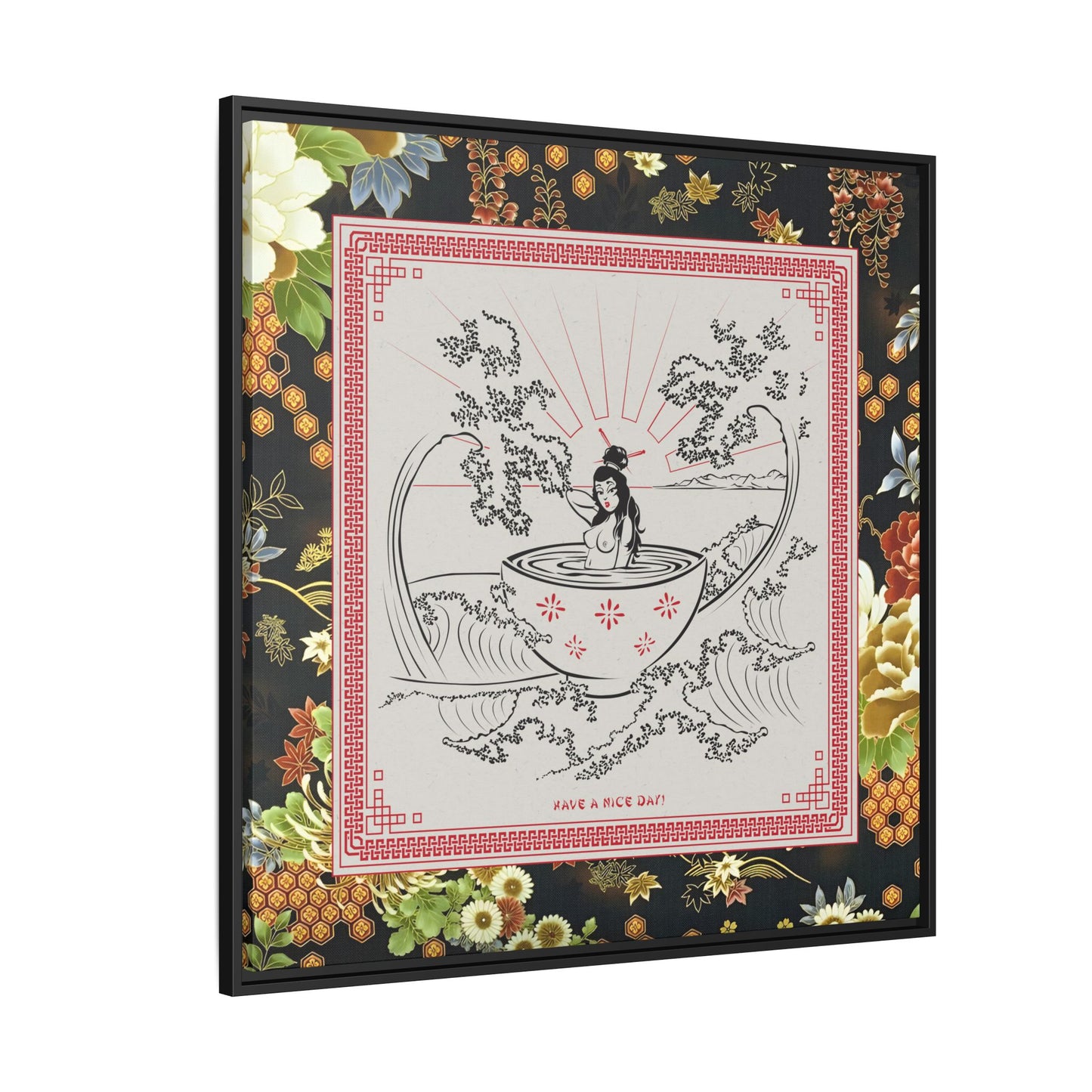 Miso - Take Out - Framed Canvas