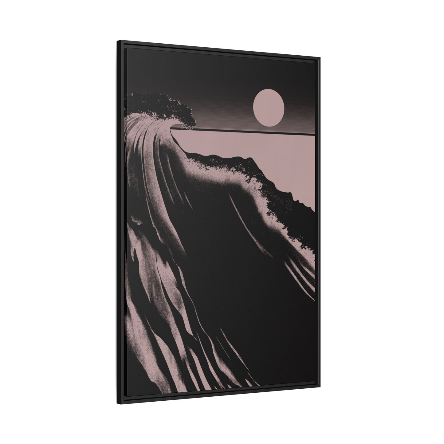 Crest - Night - Framed Canvas