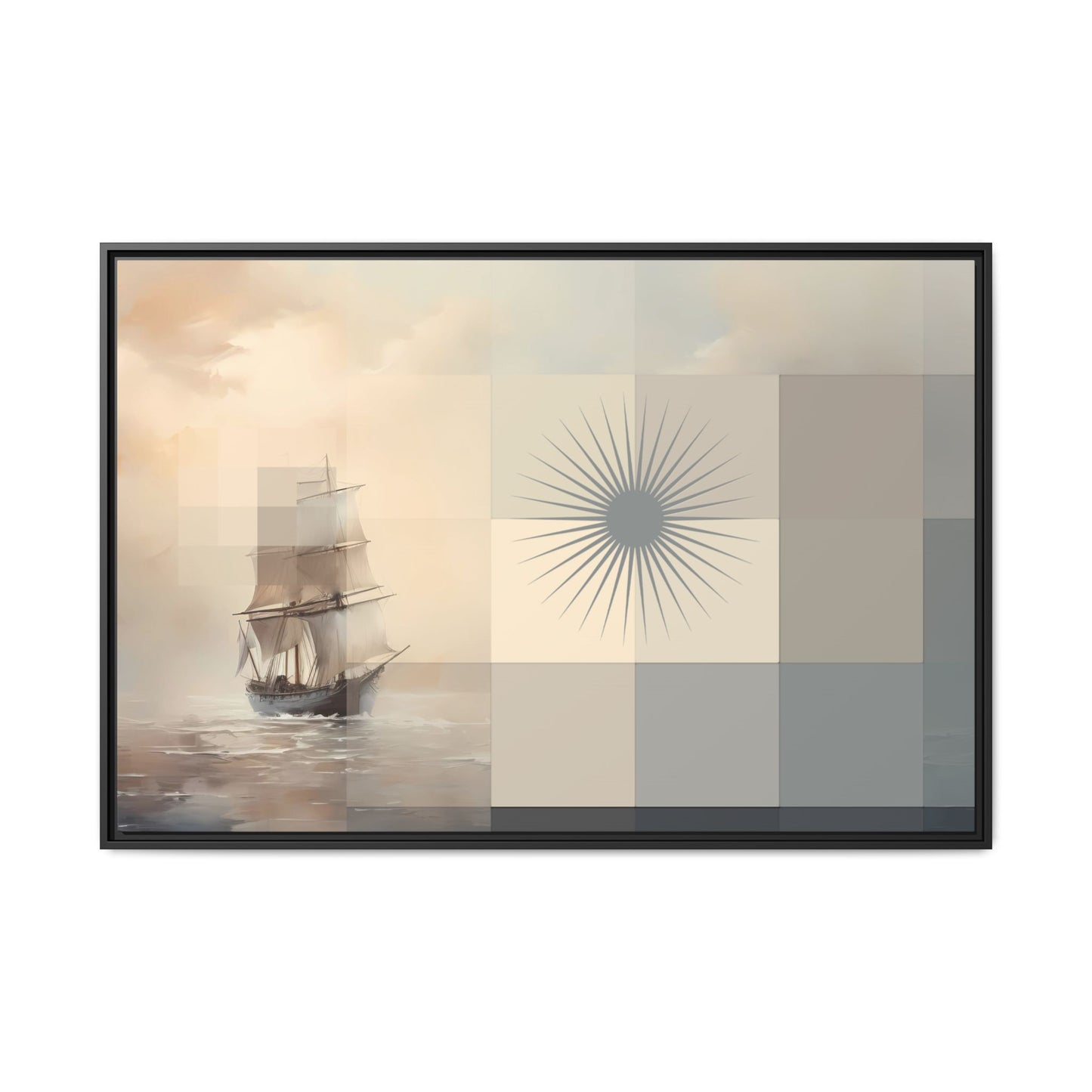 Calm Seas - Framed Canvas