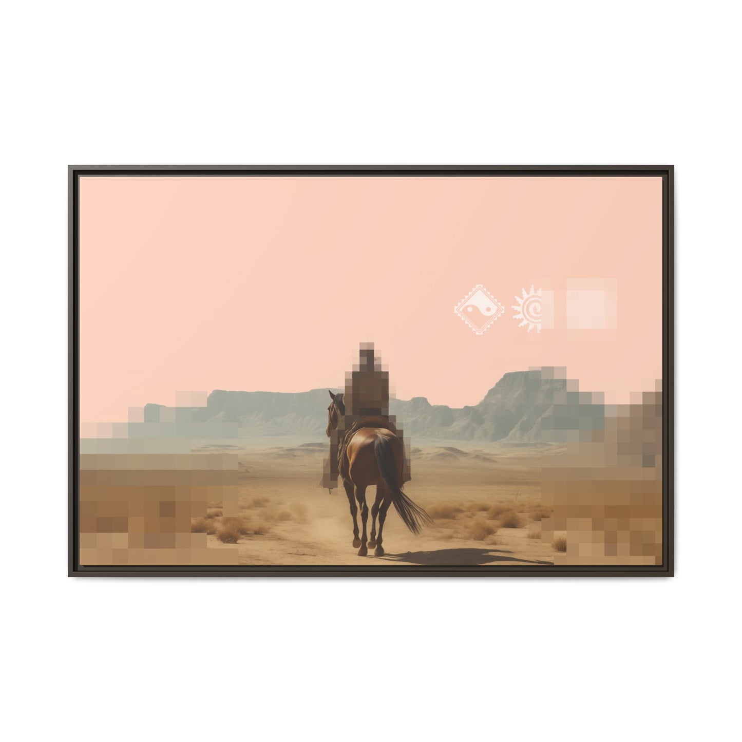 Lone Ranger - MDRN ANTQ - Framed Canvas