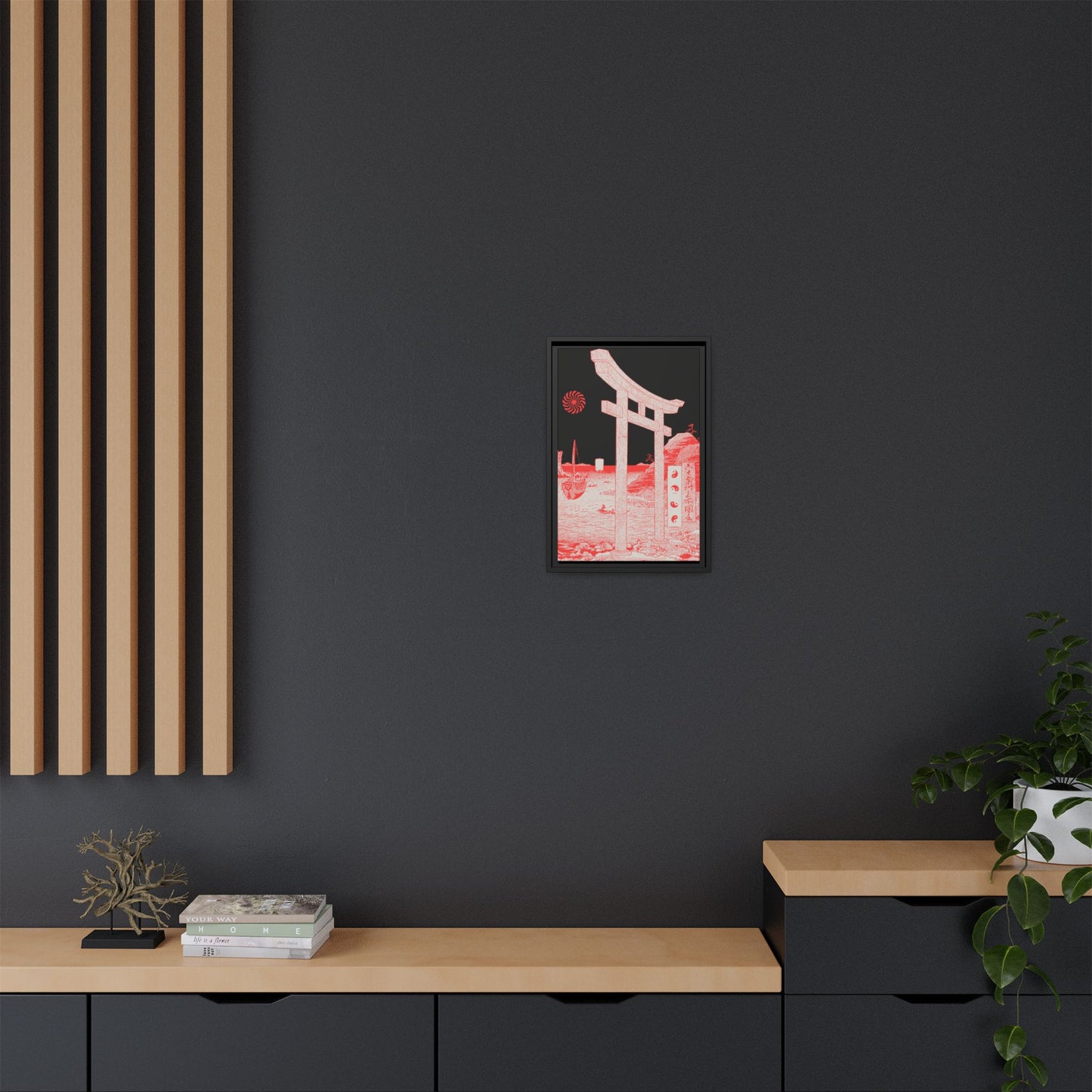 Daily Commute - Framed Canvas