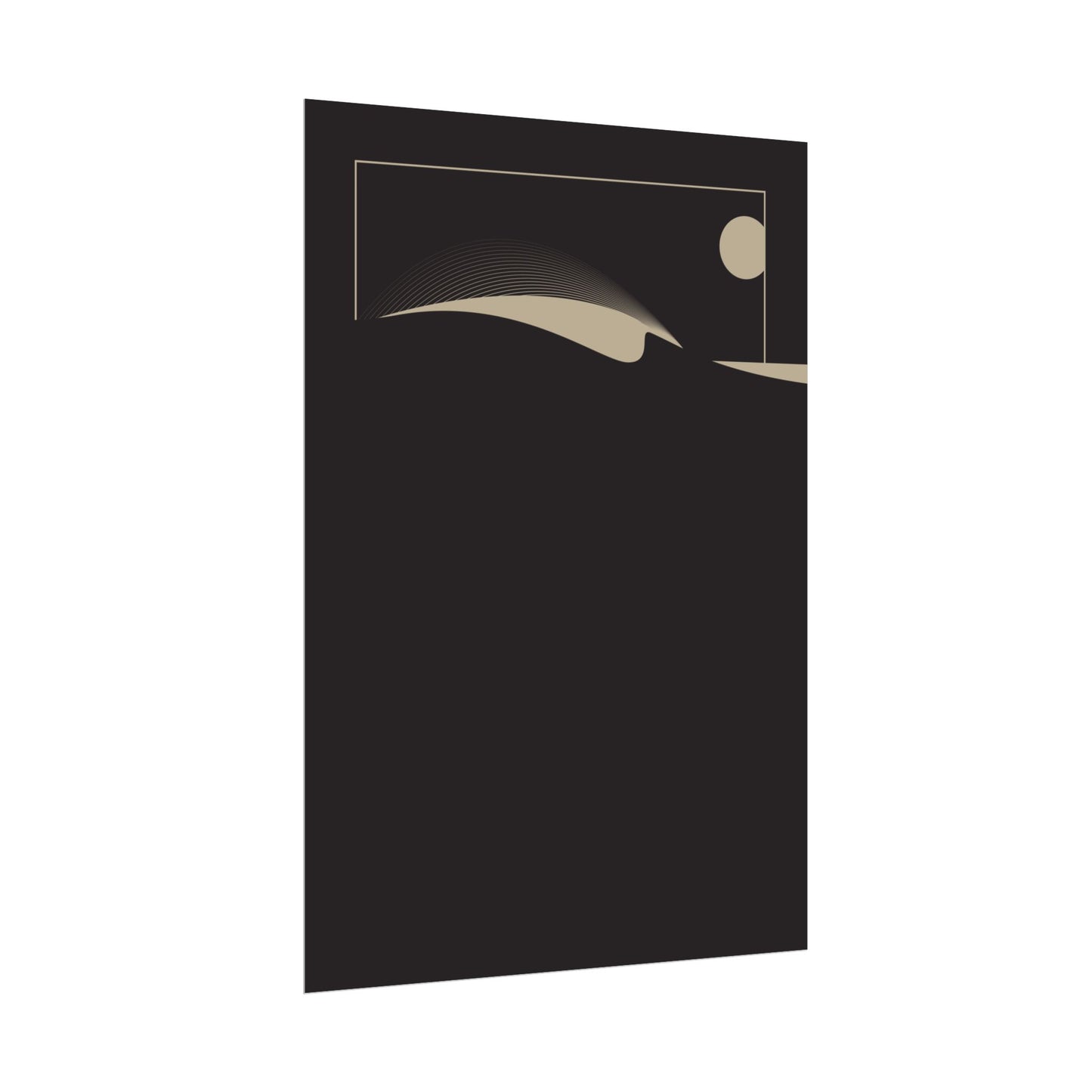 Night Wave 1 - Black - Fine Art Print