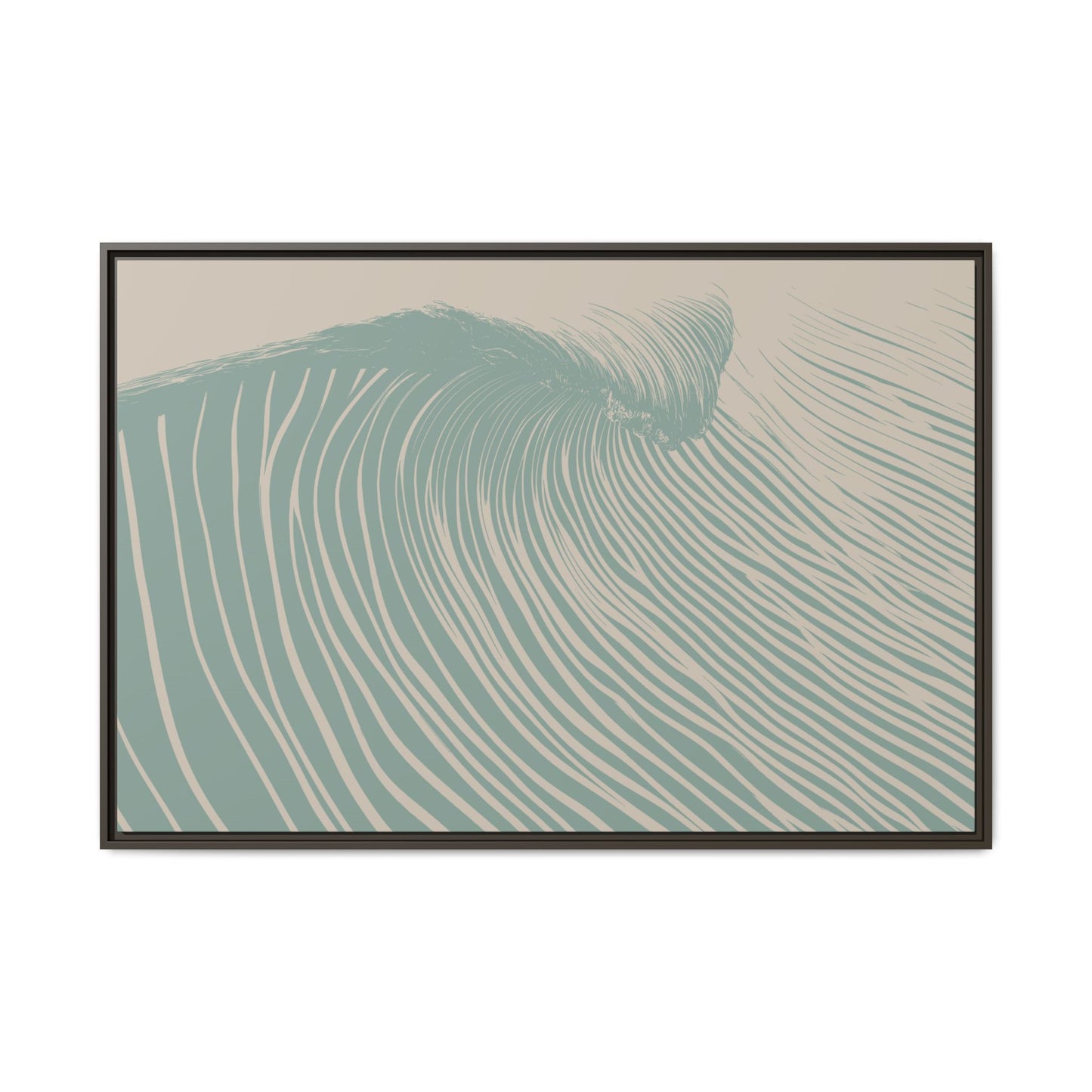 Wedge - Foam - Framed Canvas