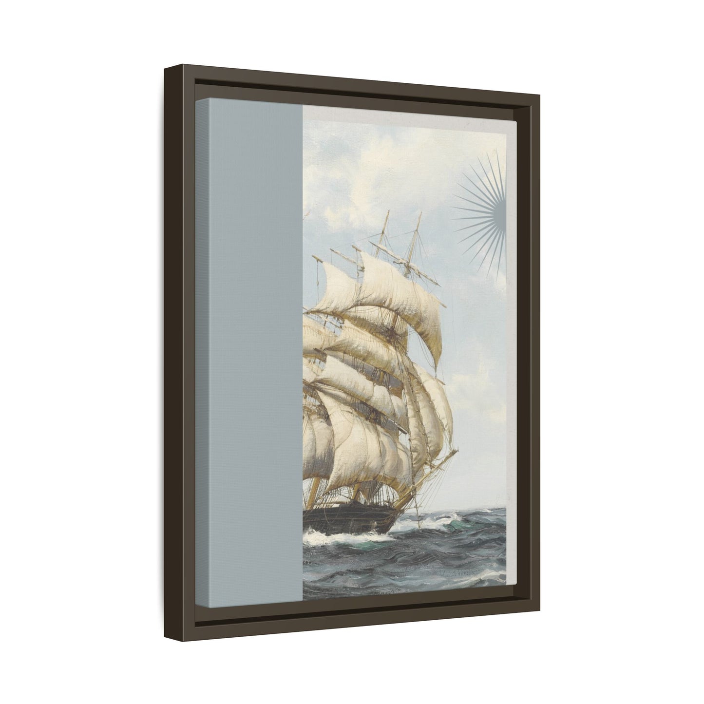 High Seas - MDRN ANTQ - Framed Canvas