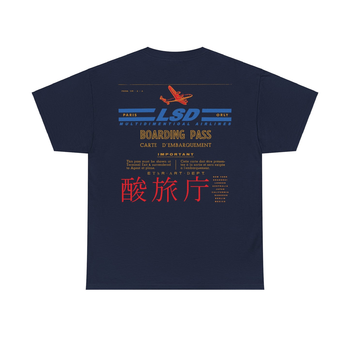L.S.D. Boarding Pass T-Shirt