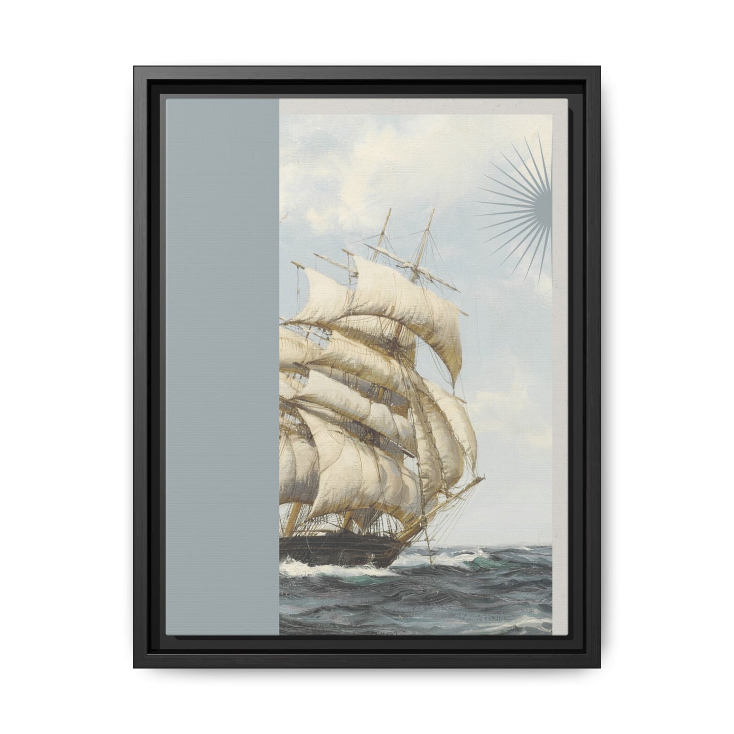 High Seas - MDRN ANTQ - Framed Canvas