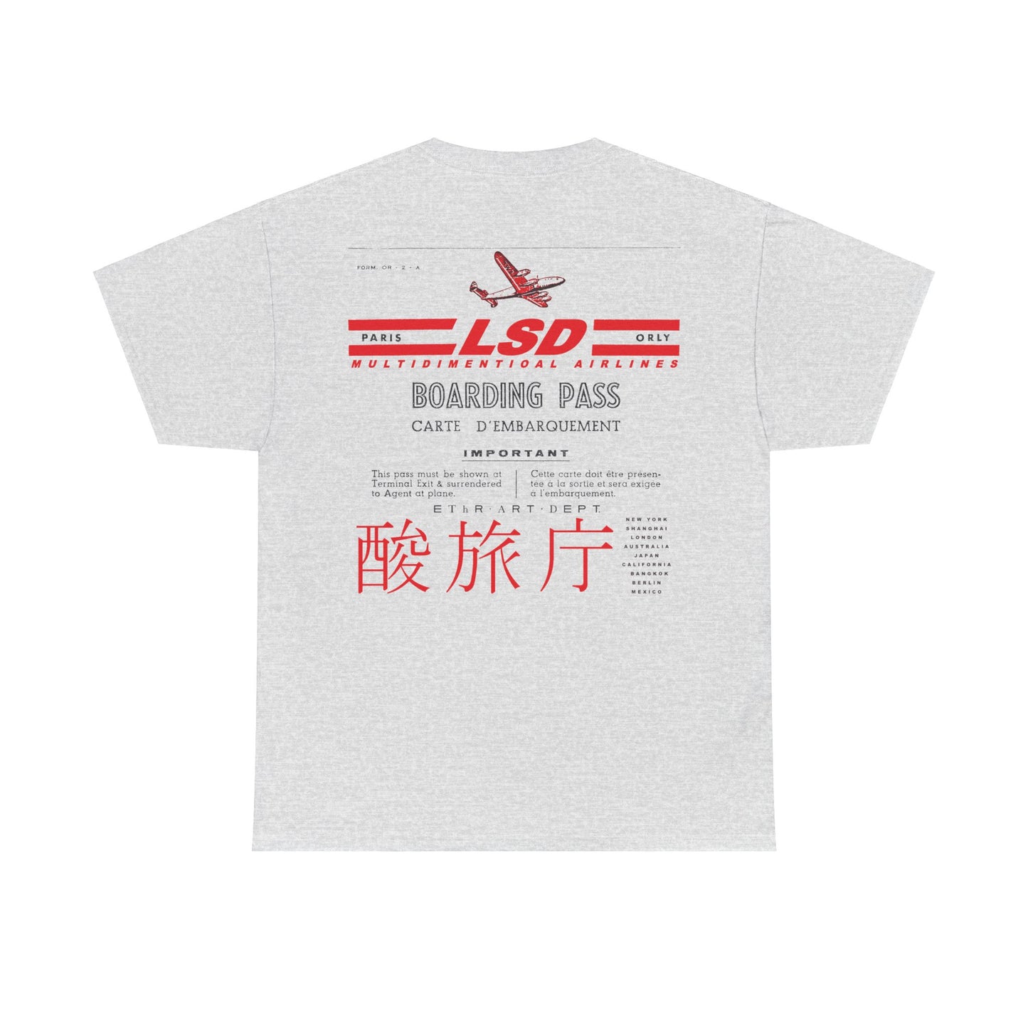 L.S.D. Boarding Pass T-Shirt