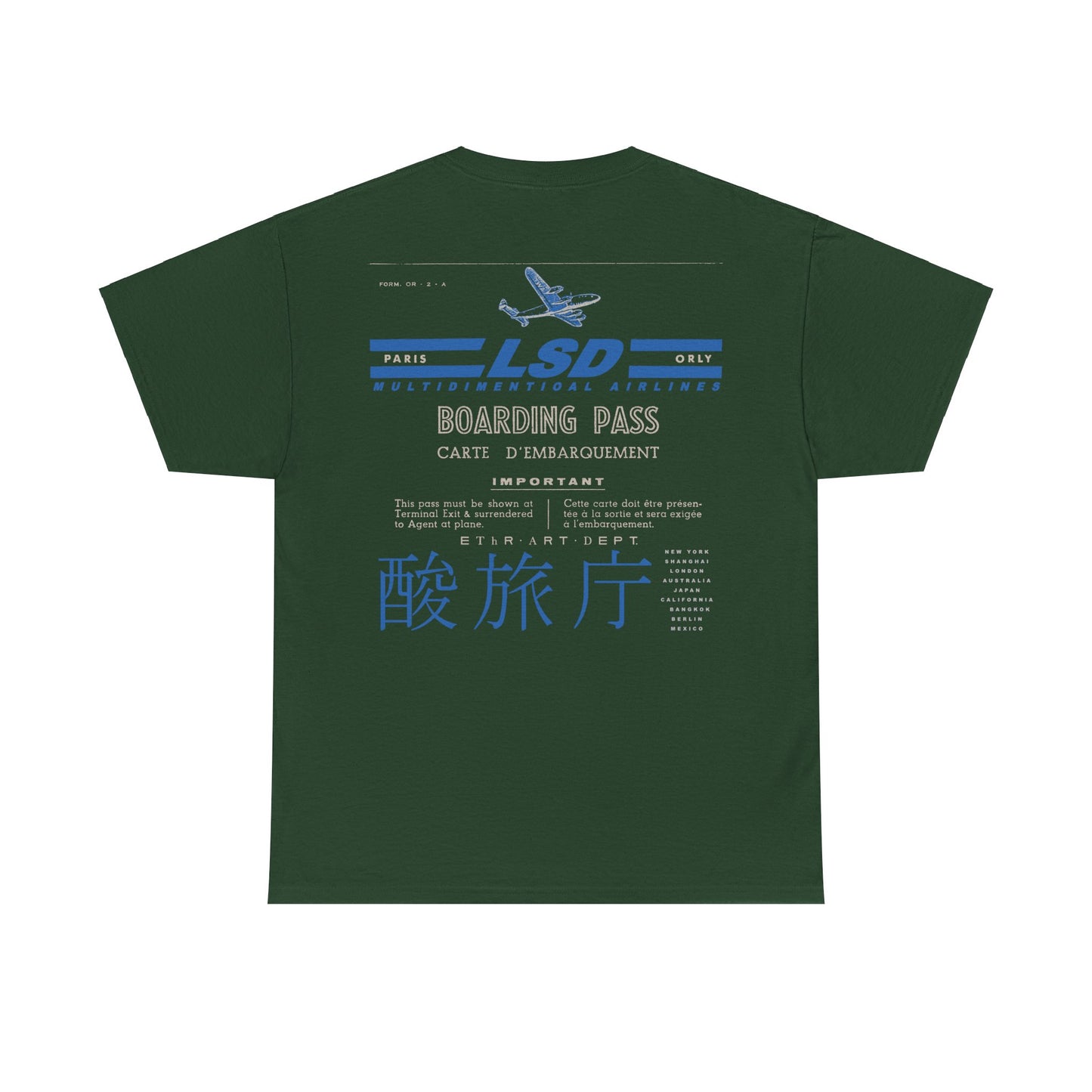 L.S.D. Boarding Pass T-Shirt