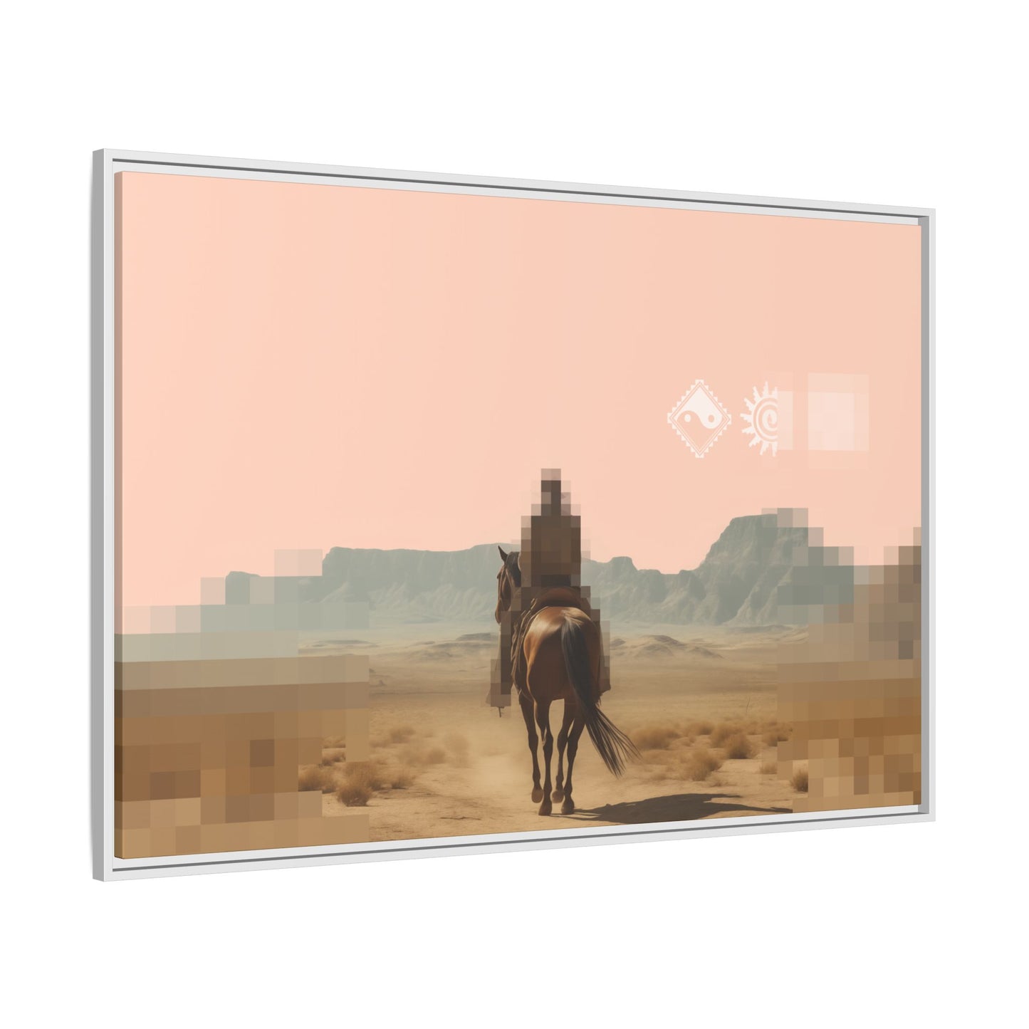 Lone Ranger - MDRN ANTQ - Framed Canvas
