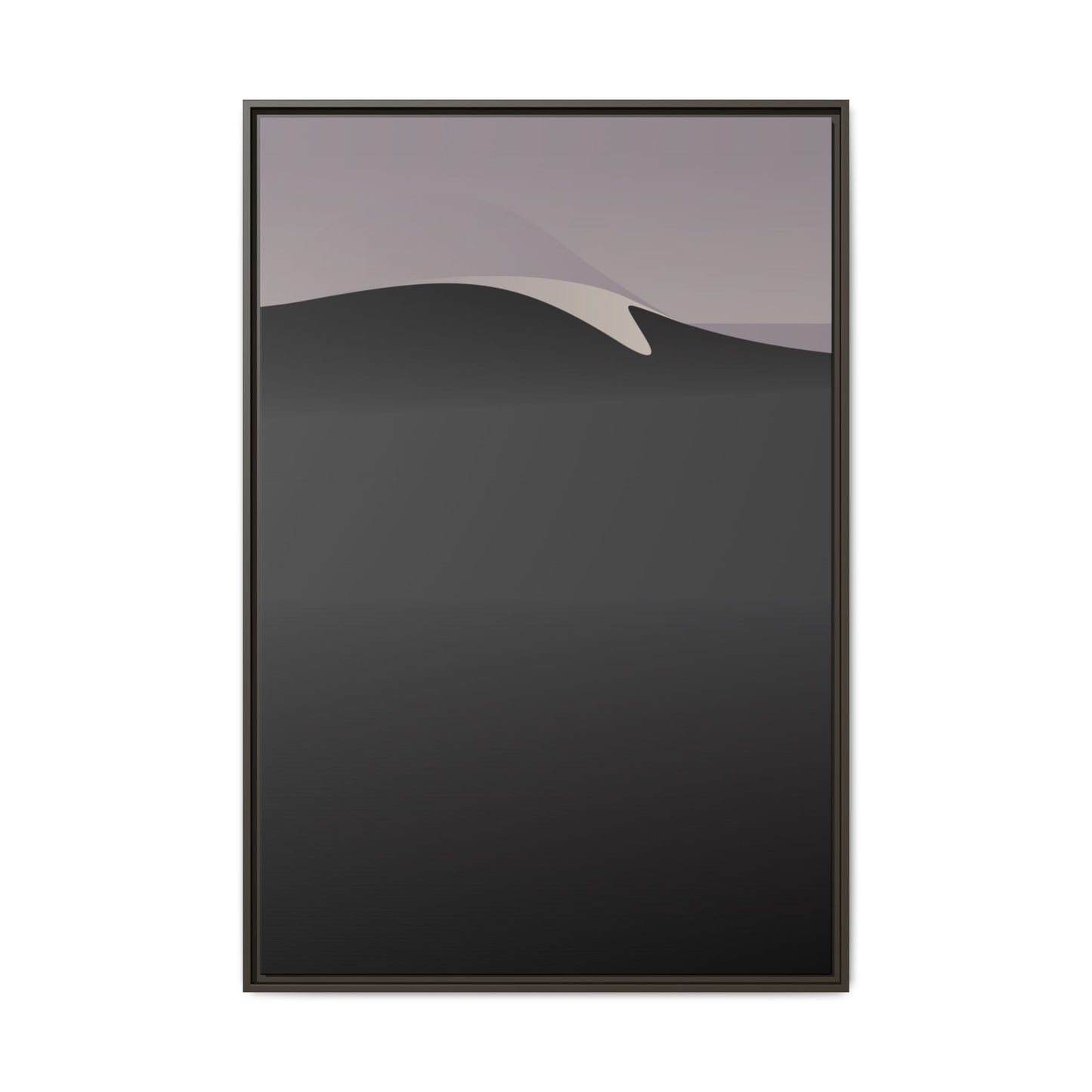 Hazy 3 - Framed Canvas