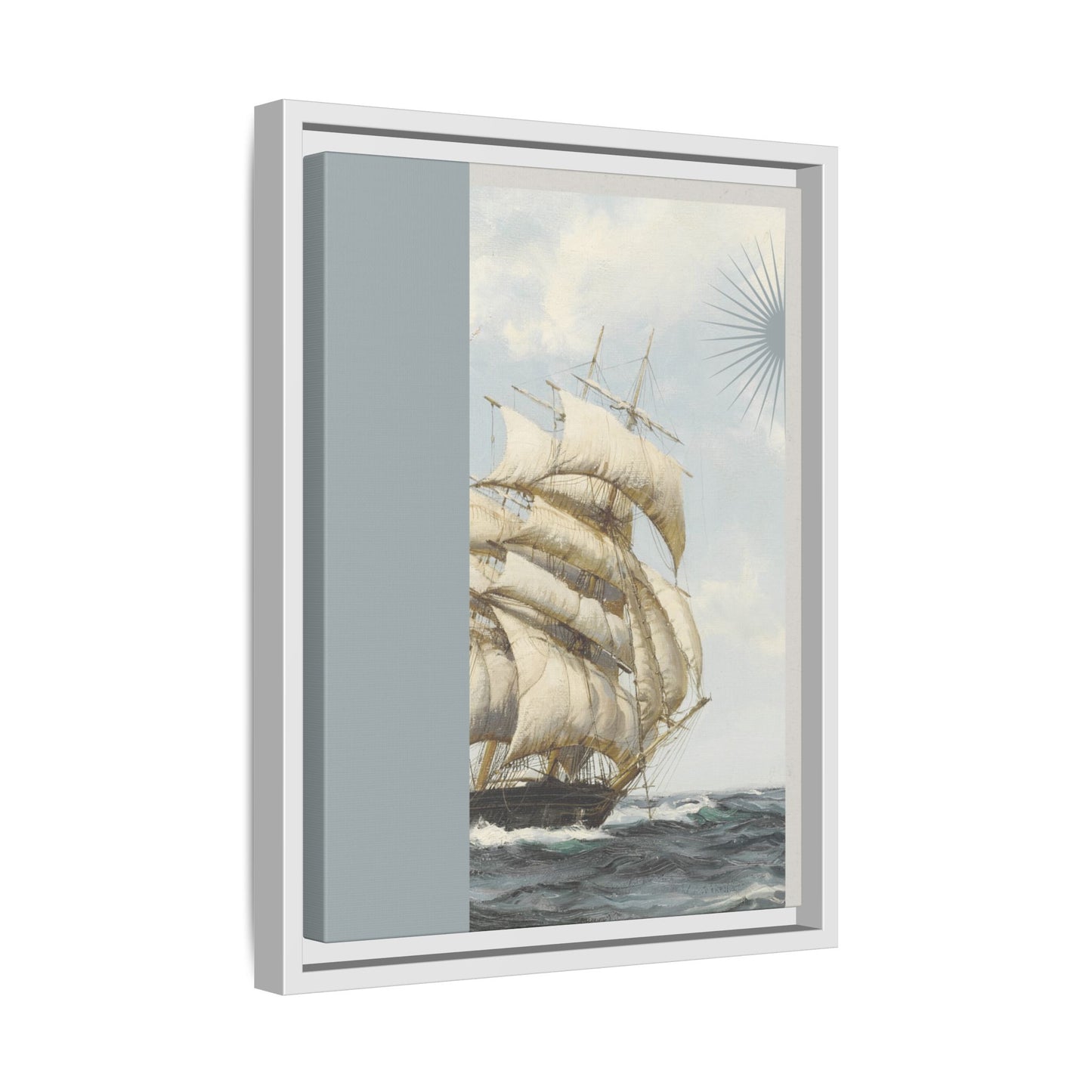High Seas - MDRN ANTQ - Framed Canvas
