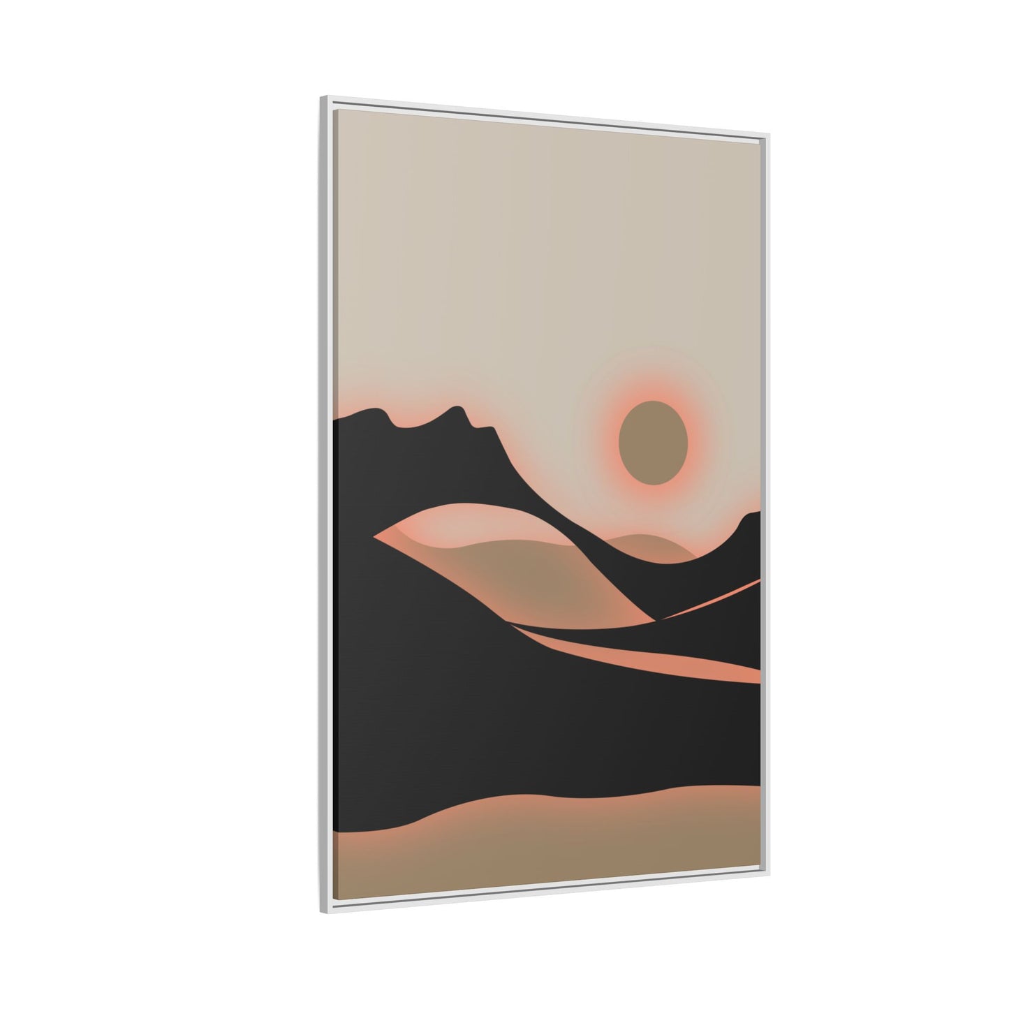 Arch - Sunset - Framed Canvas