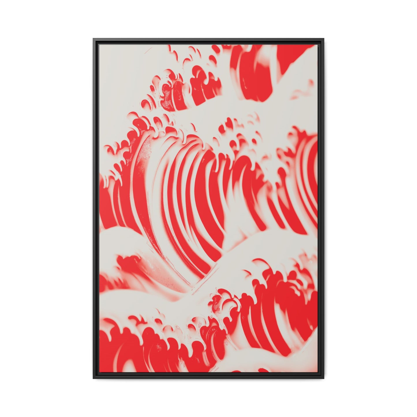 Eastern Crest - Lava - Framed Canvas