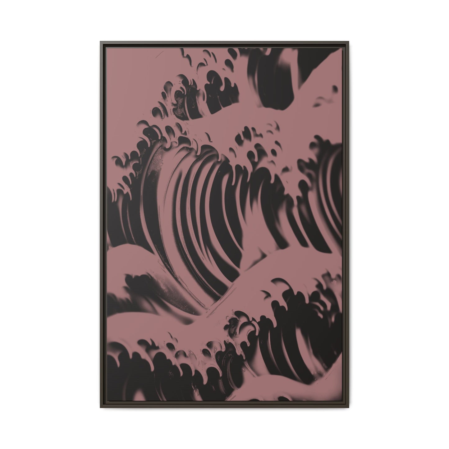 Eastern Crest - Rose - Framed Canvas
