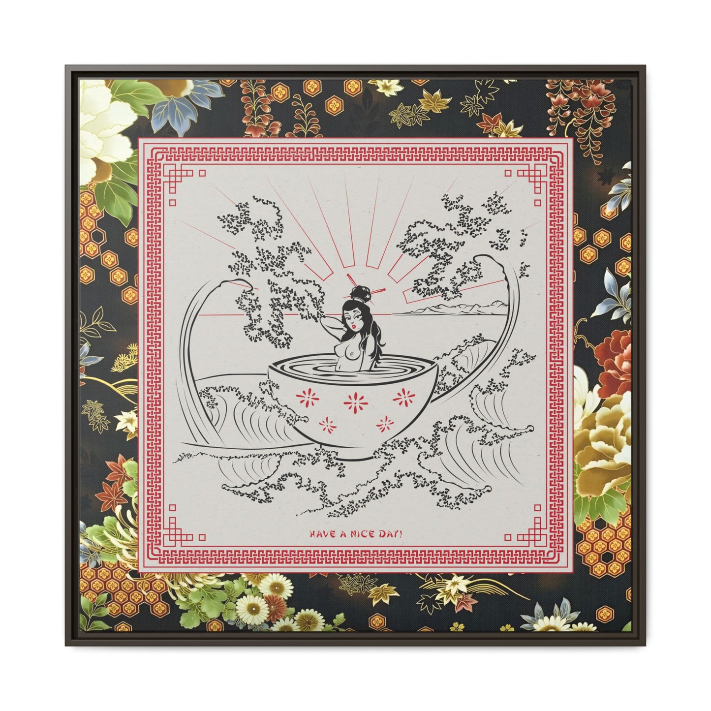 Miso - Take Out - Framed Canvas