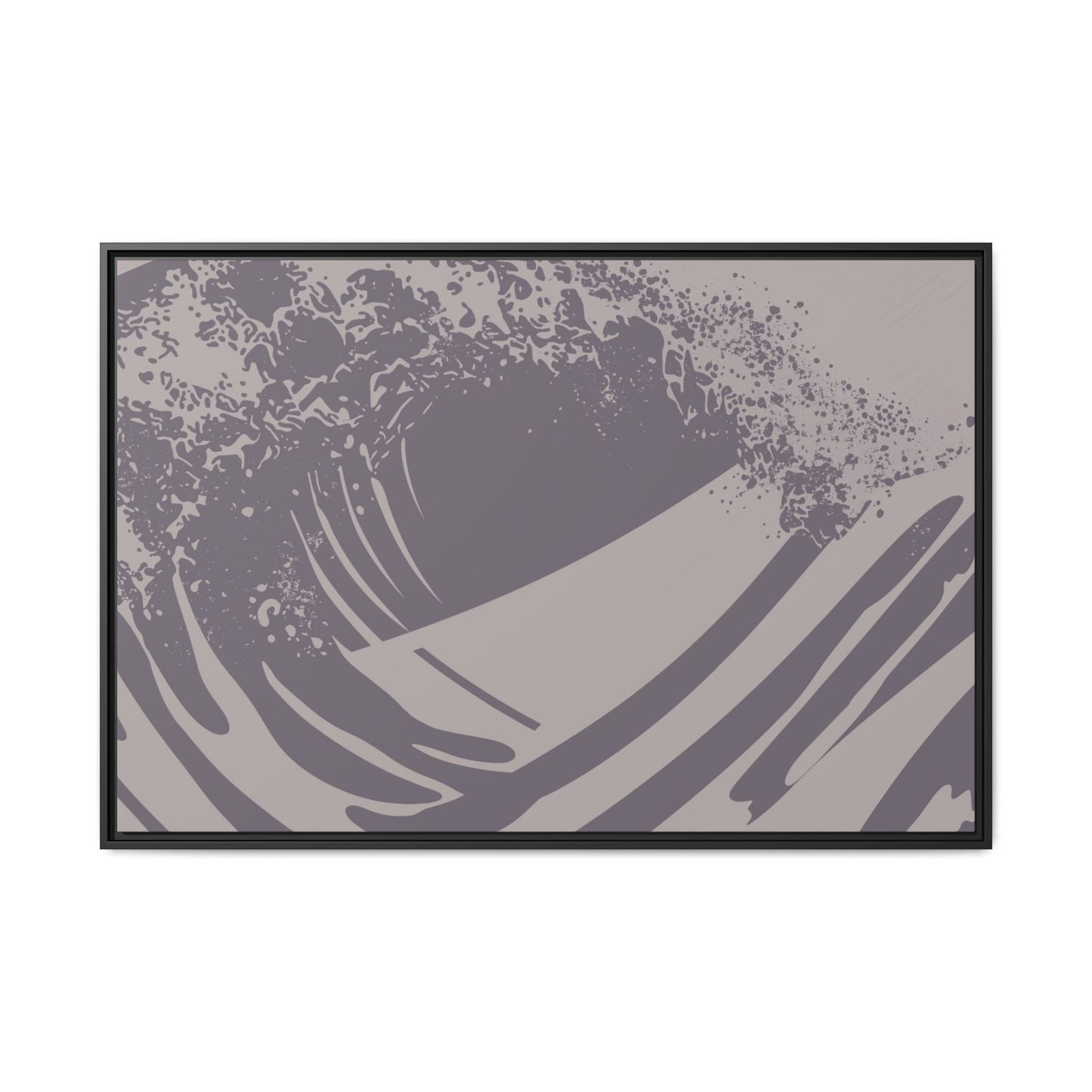 Turmoil - Purple Haze - Framed Canvas