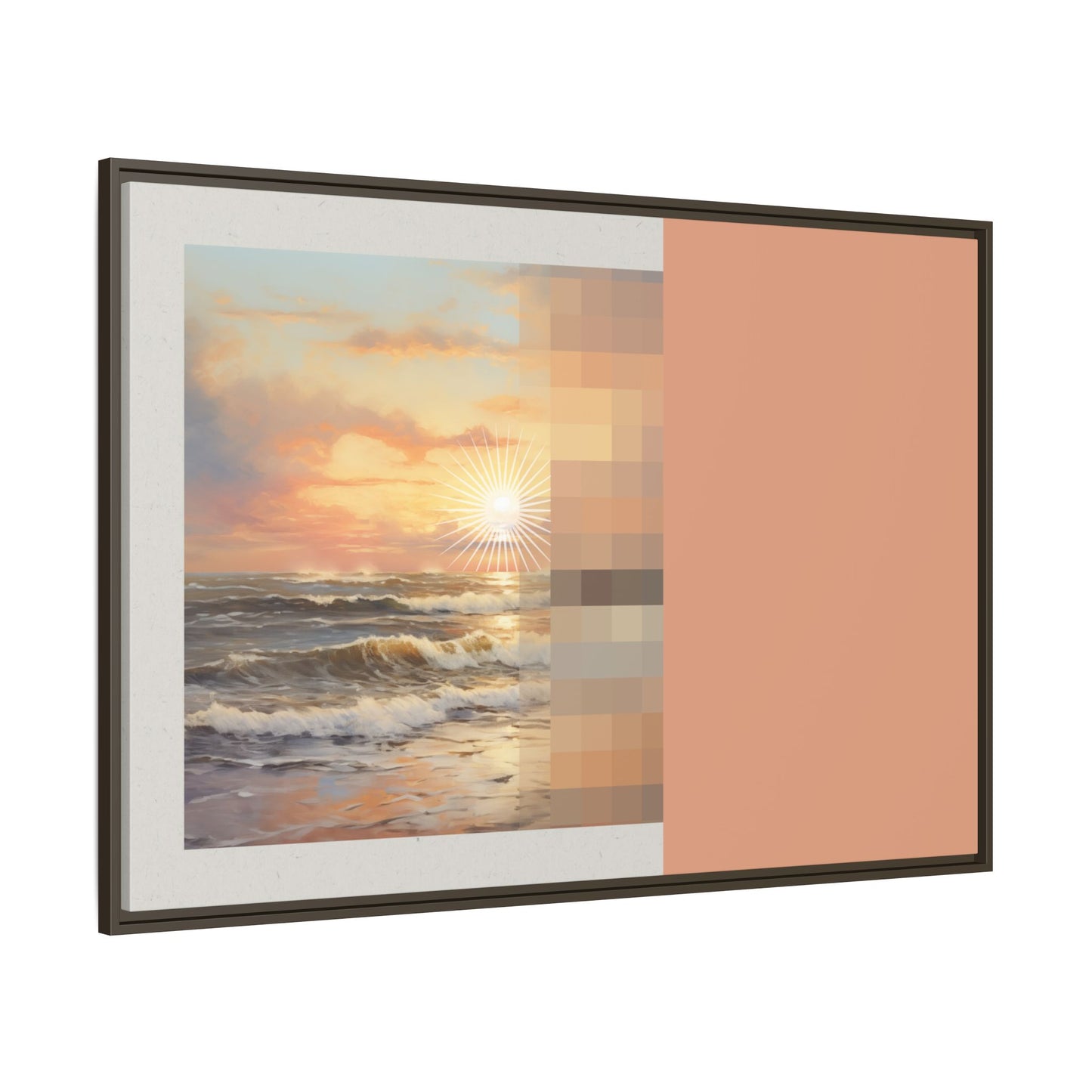 Golden Hour - MDRN ANTQ - Framed Canvas