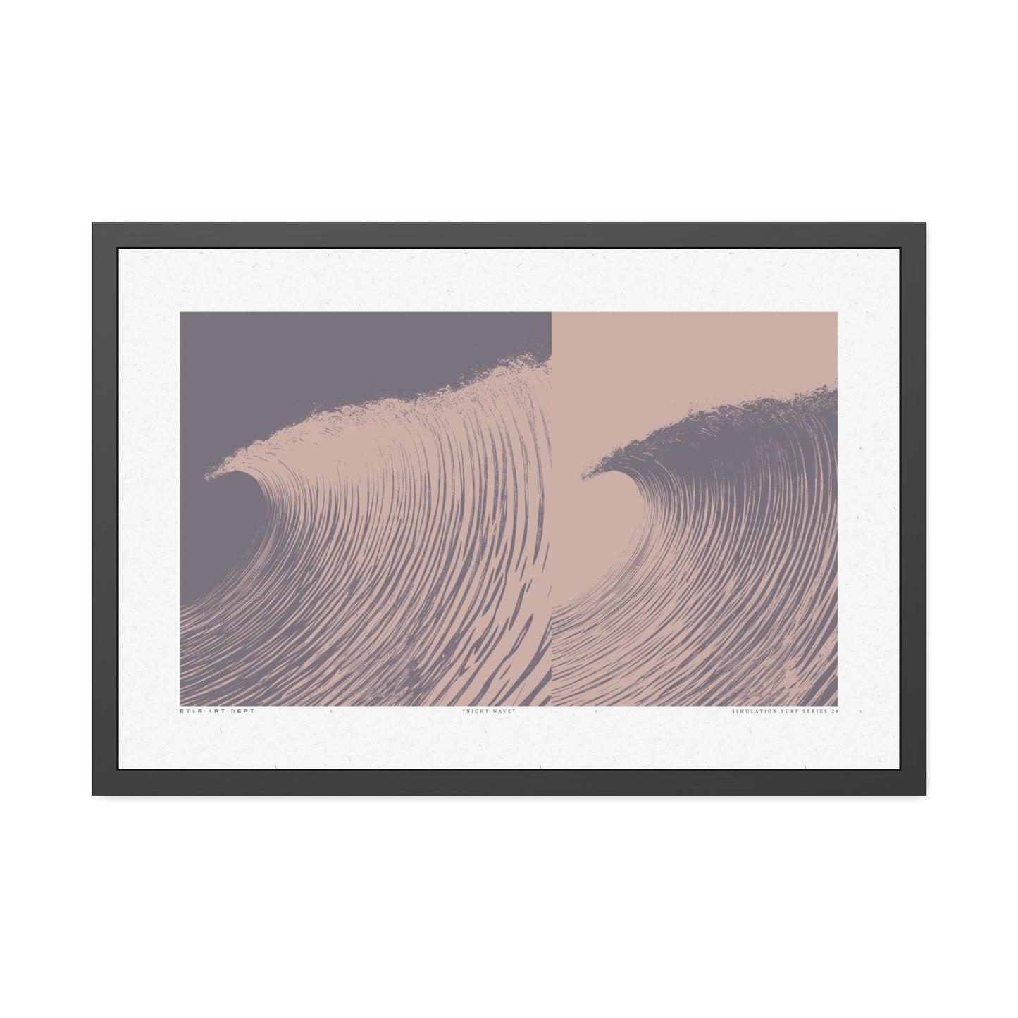 Night Wave 5 - Dusk - Framed Print