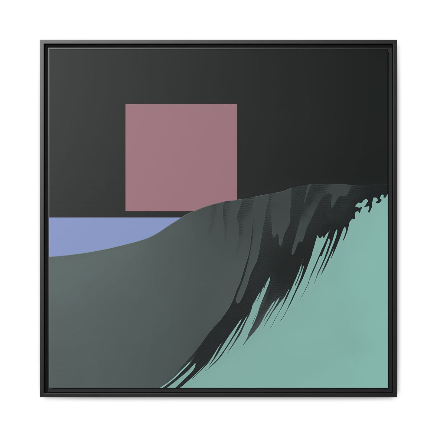 Scwared - Foam - Framed Canvas