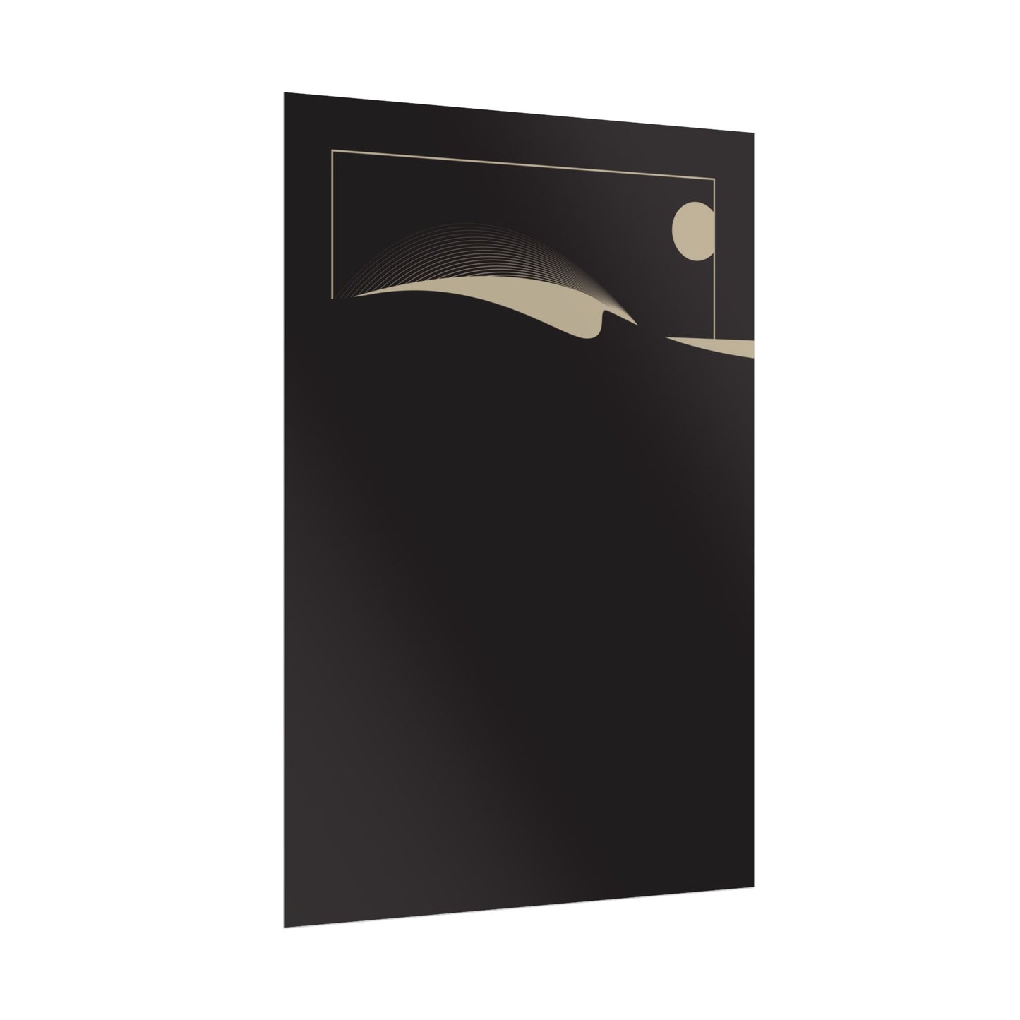 Night Wave 1 - Black - Fine Art Print