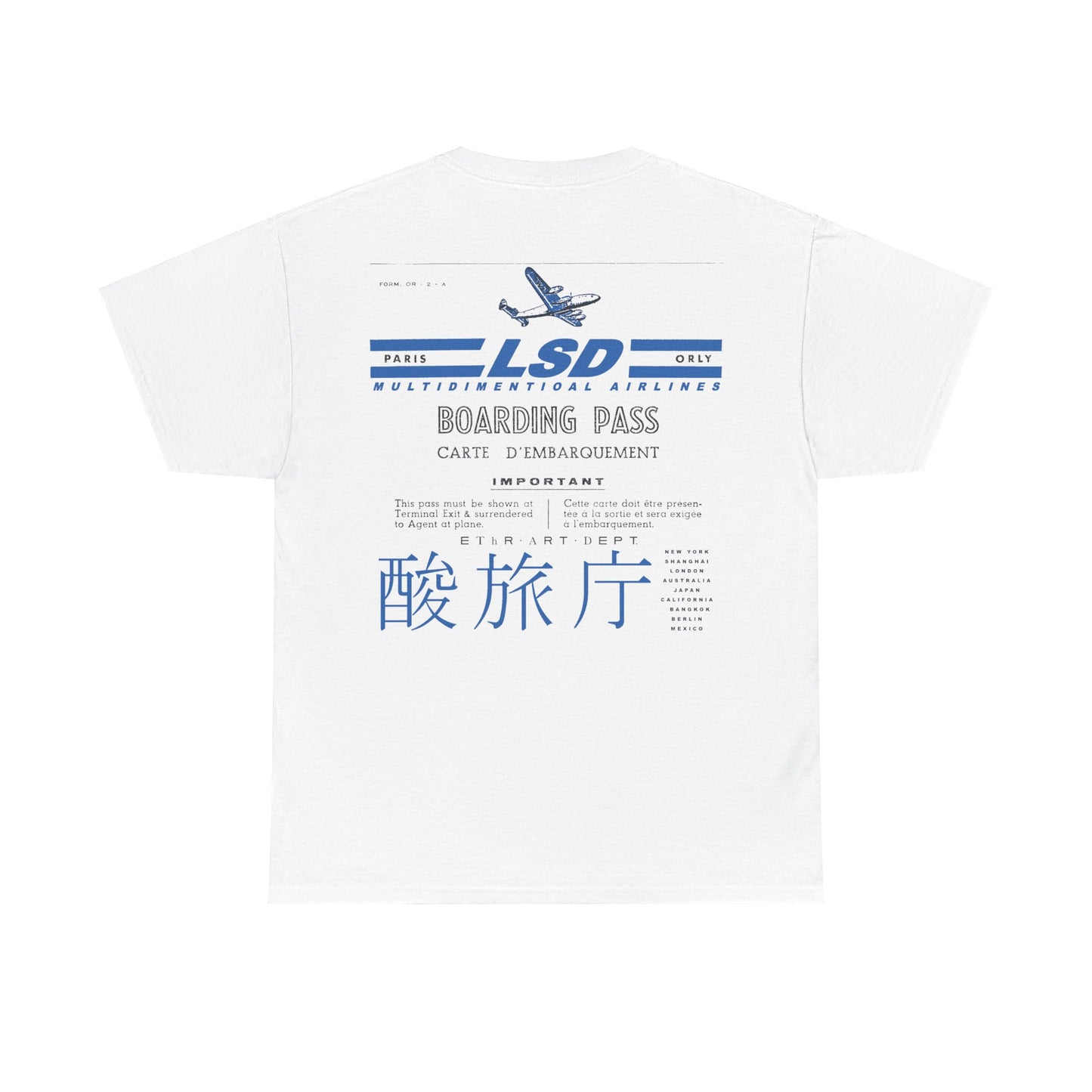 L.S.D. Boarding Pass T-Shirt
