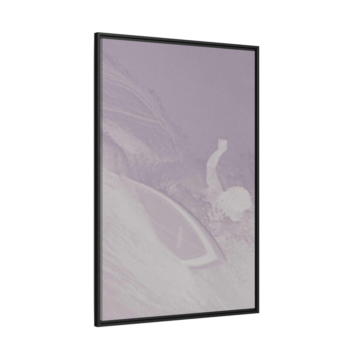 Buttons Cover Shot - Purple Haze - Framed Canvas
