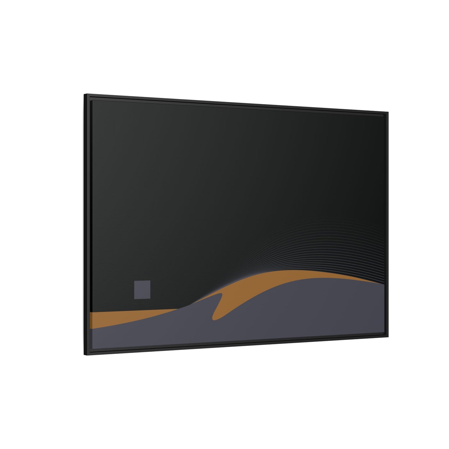 Night Wave - Purple Haze - XL Framed Canvas