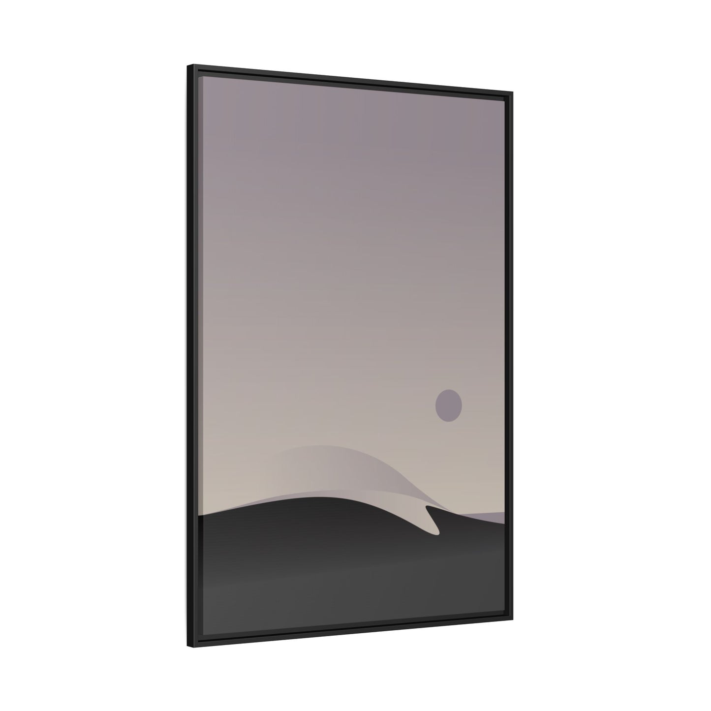 Hazy 4 - Framed Canvas
