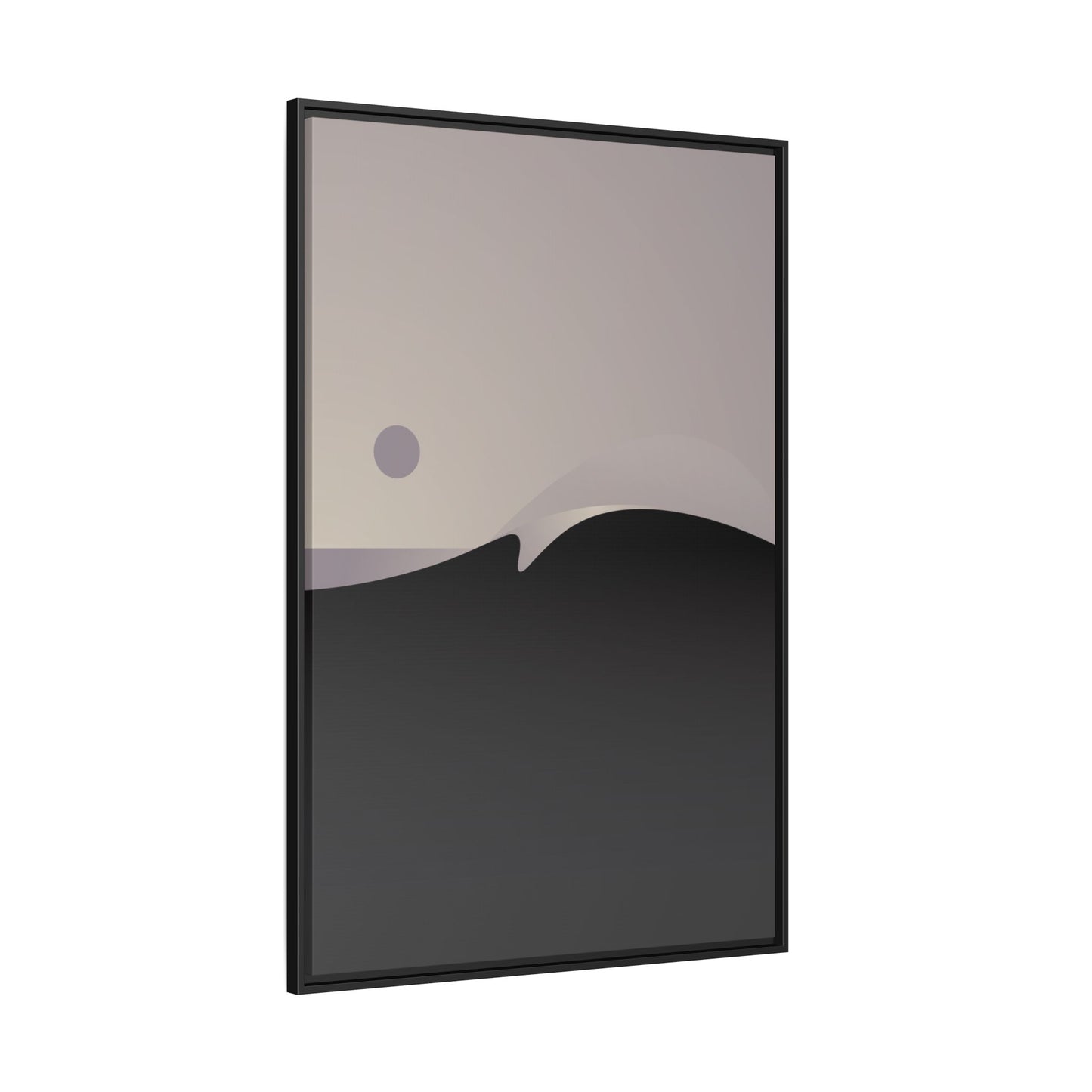 Hazy 2 - Framed Canvas