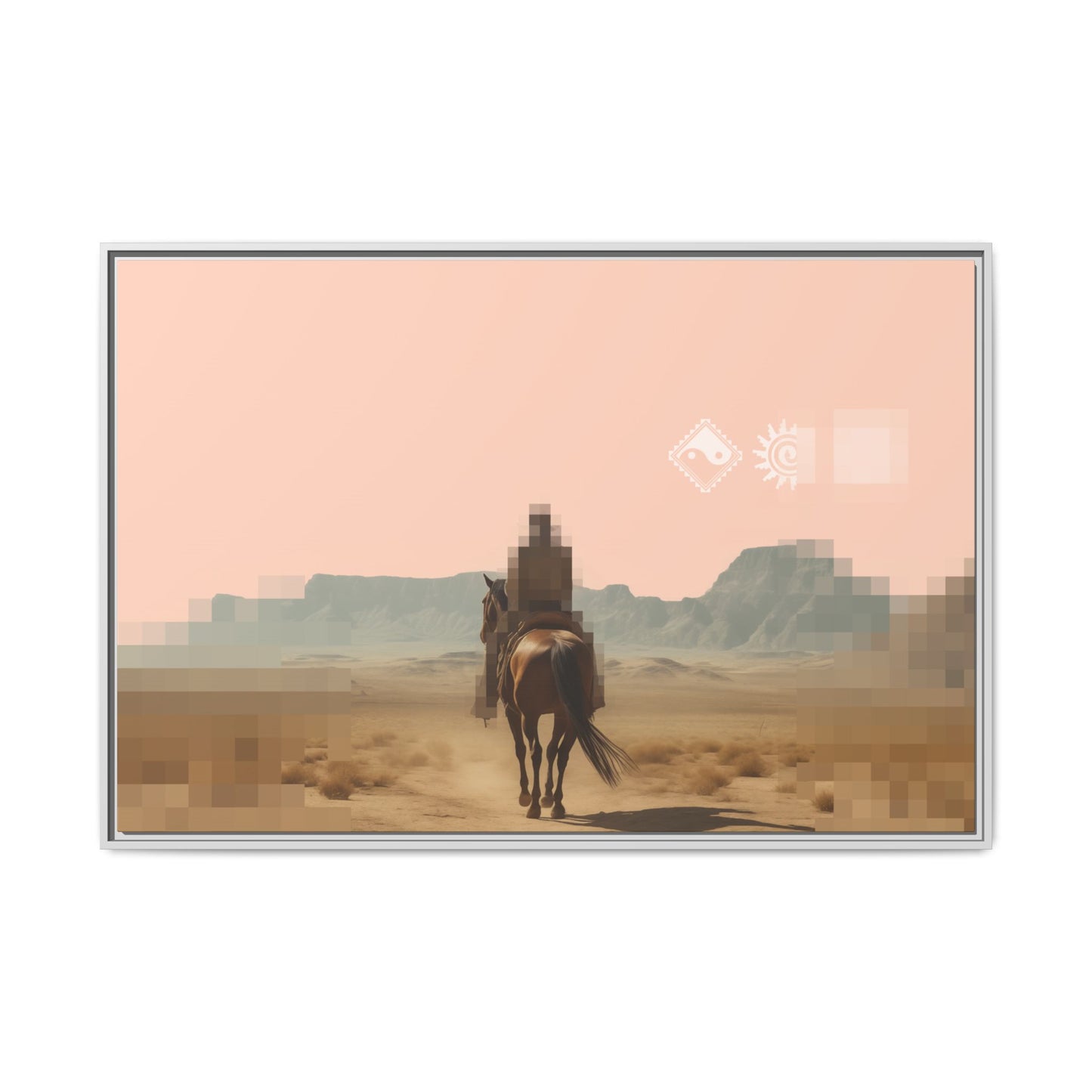 Lone Ranger - MDRN ANTQ - Framed Canvas