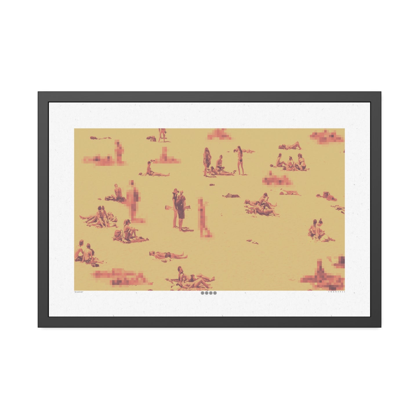 Dazed - Sunny - Framed Print