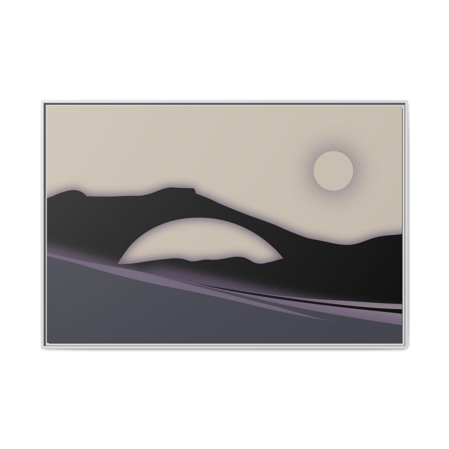Archway - Purple Haze - Framed Canvas