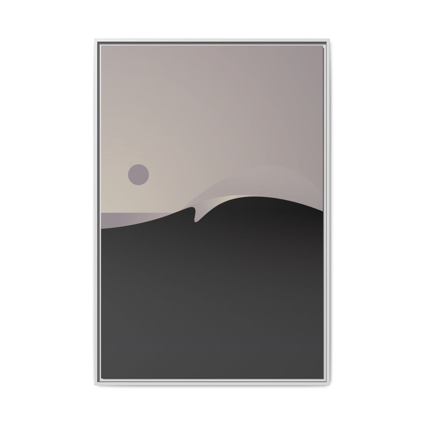 Hazy 2 - Framed Canvas