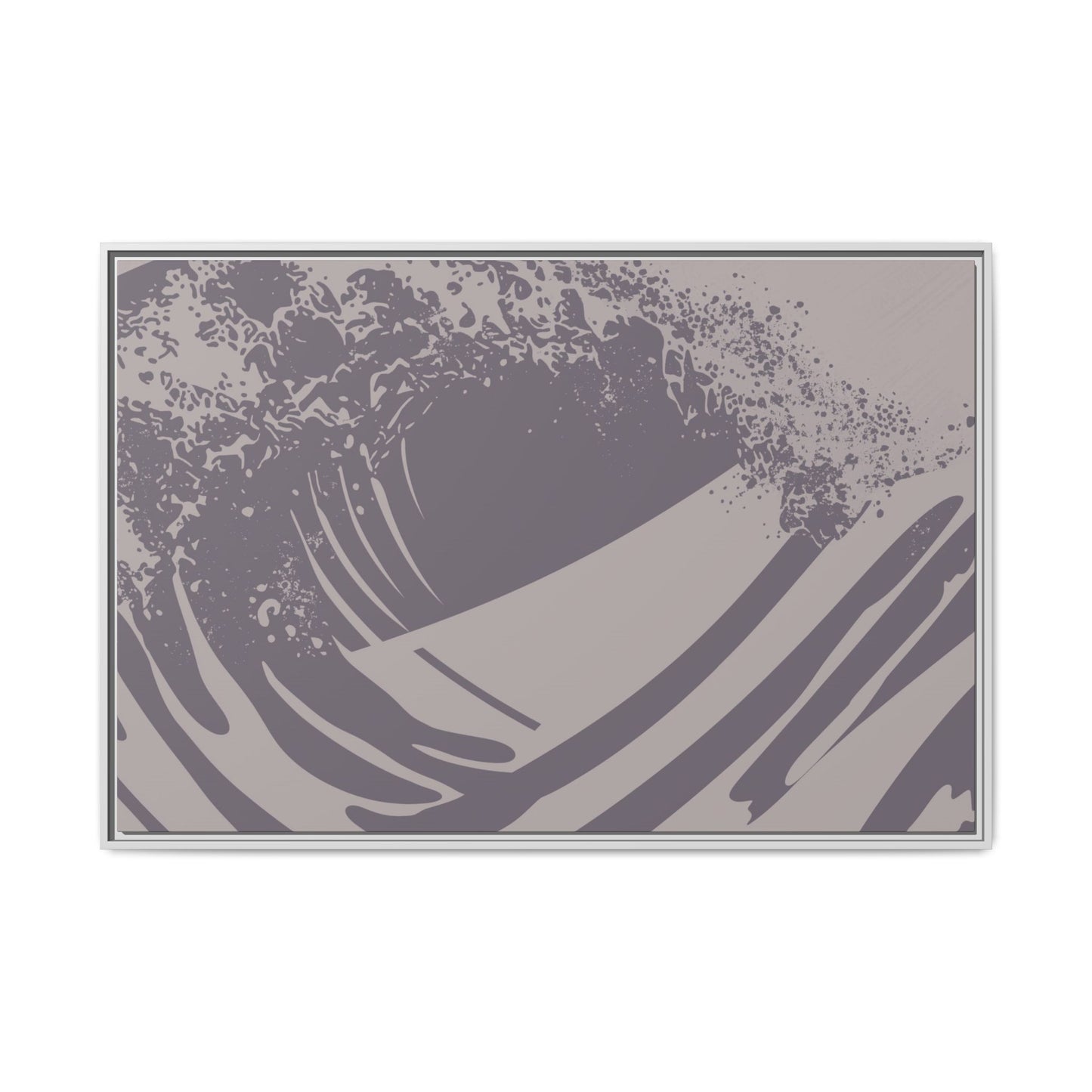 Turmoil - Purple Haze - Framed Canvas
