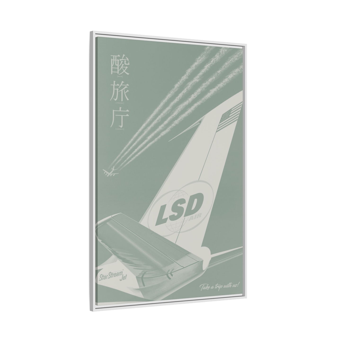 L.S.D. Air - Sage - Framed Canvas