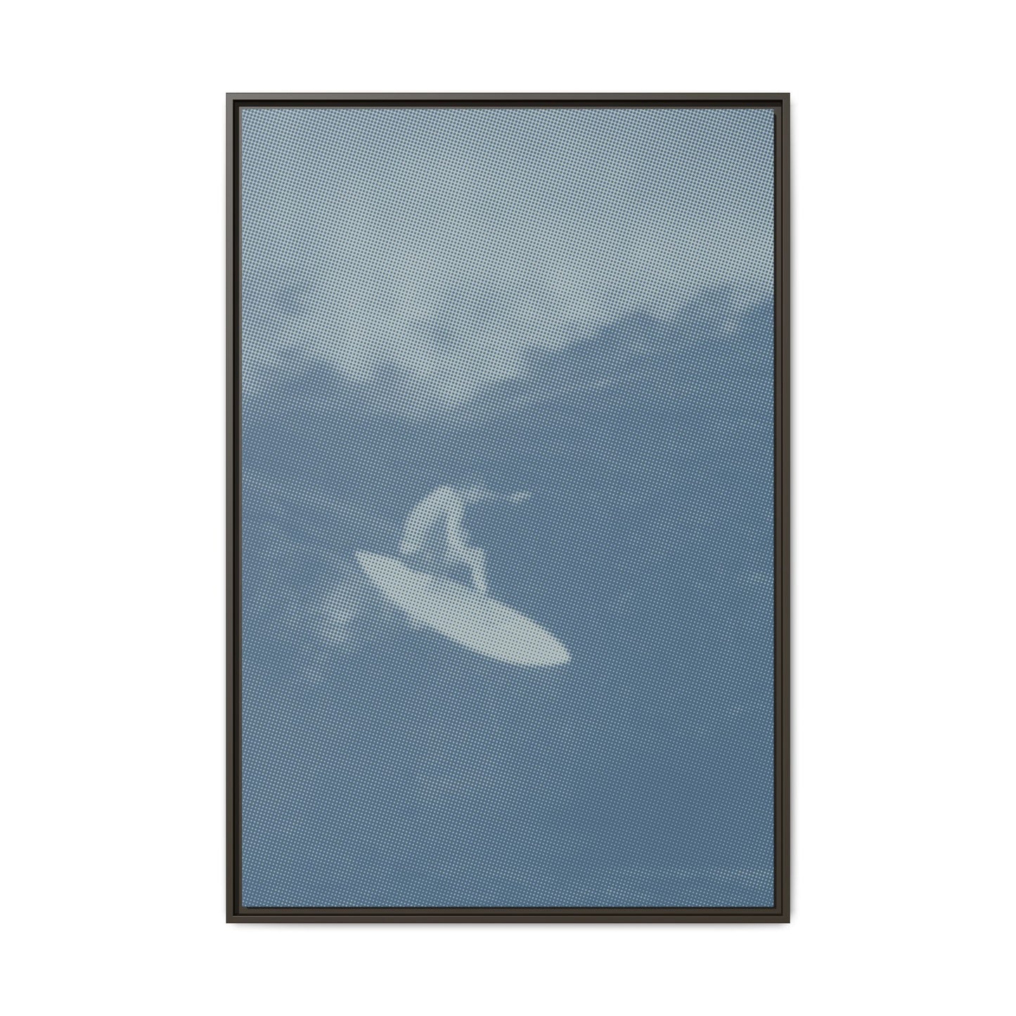 Gerry Cover Shot - Blue Haze - Framed Canvas