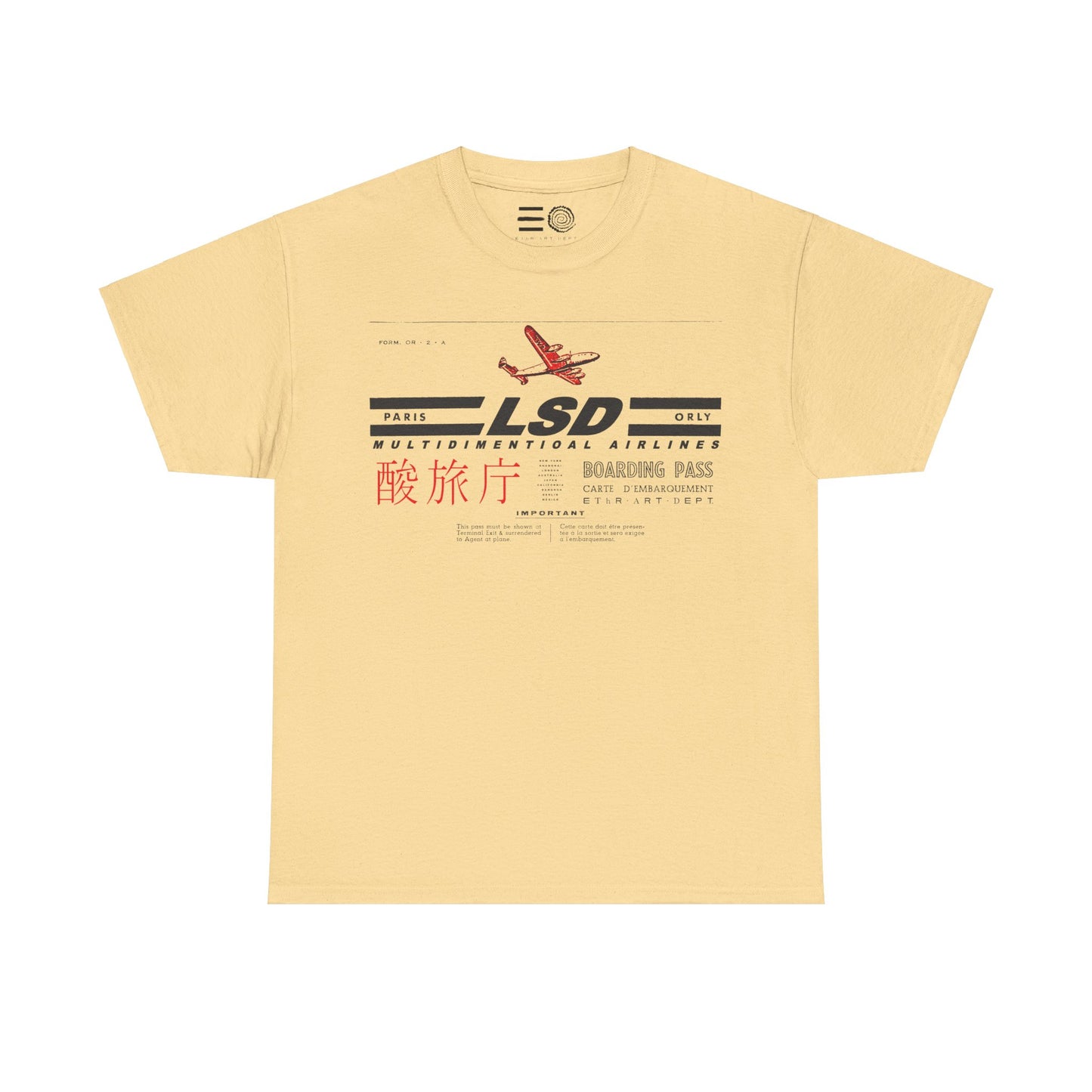 L.S.D. Boarding Pass T-Shirt