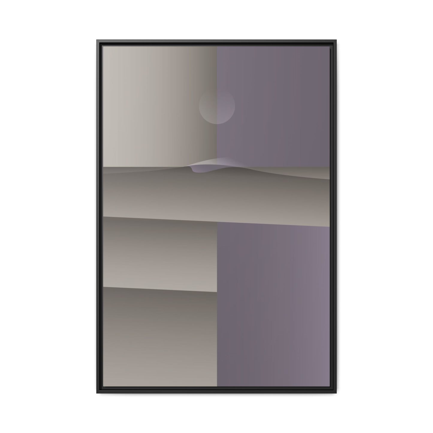Boxed - Purple Haze - Framed Canvas