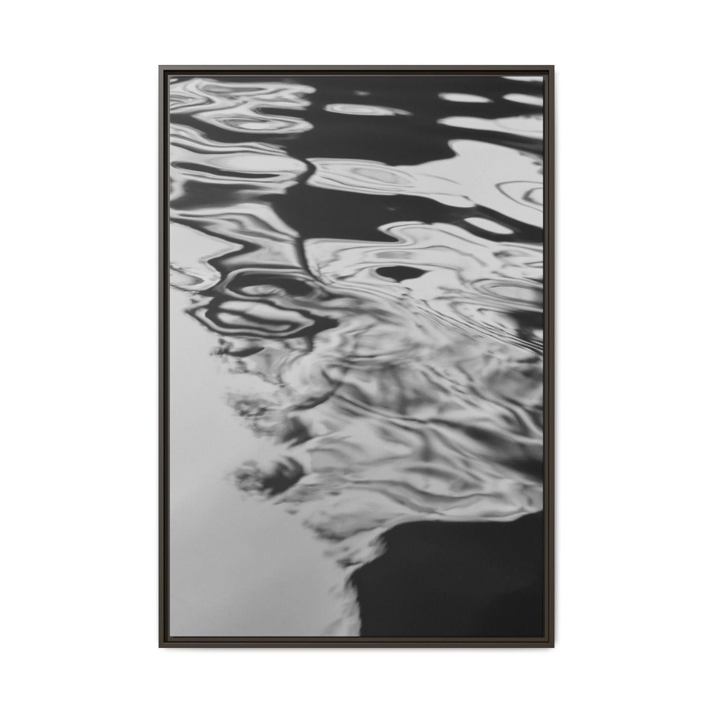 Ripple - Framed Canvas