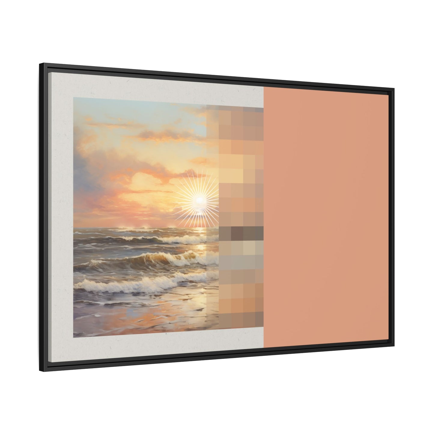 Golden Hour - MDRN ANTQ - Framed Canvas