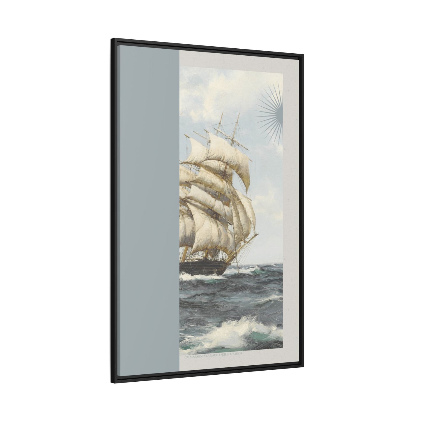 High Seas - MDRN ANTQ - Framed Canvas