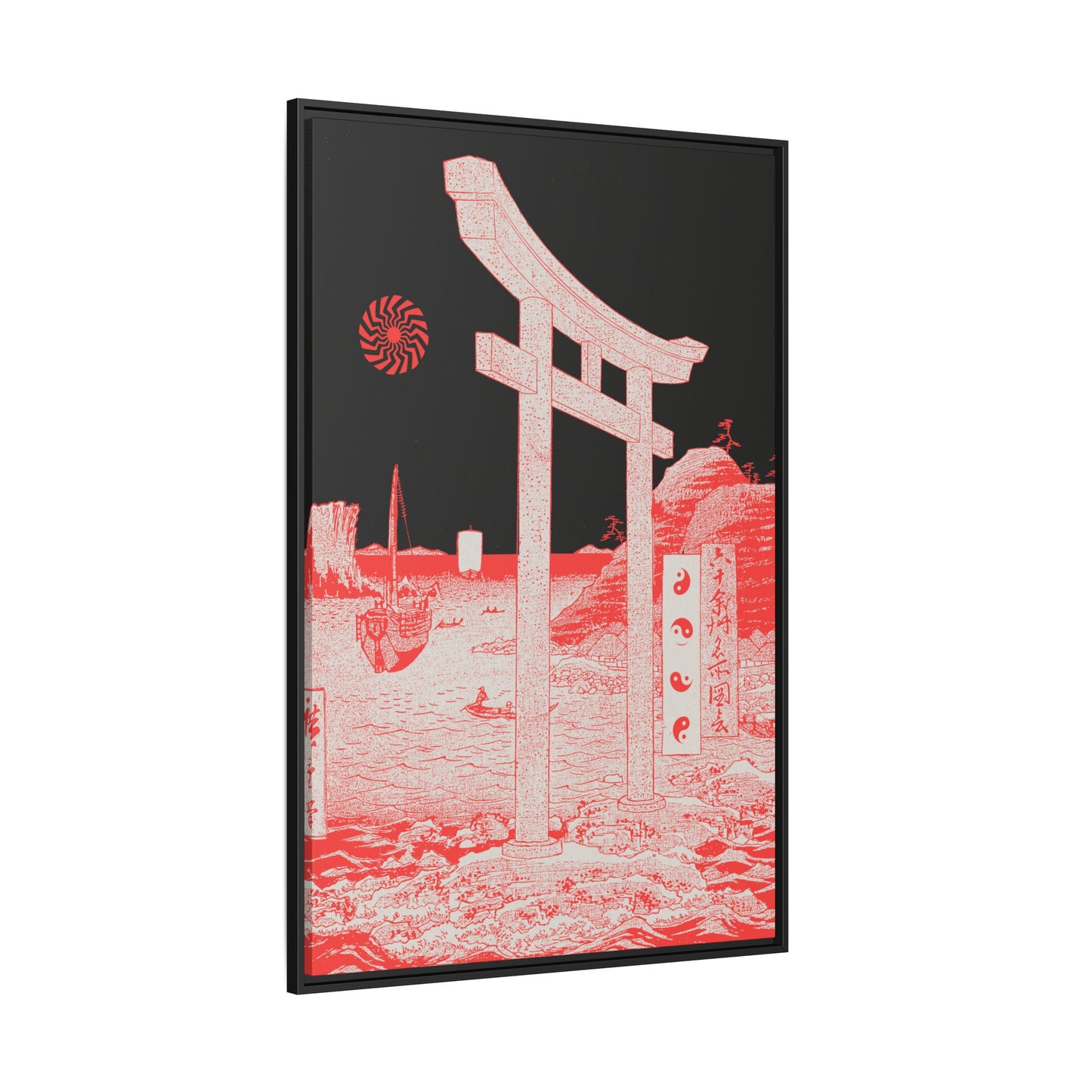Daily Commute - Framed Canvas