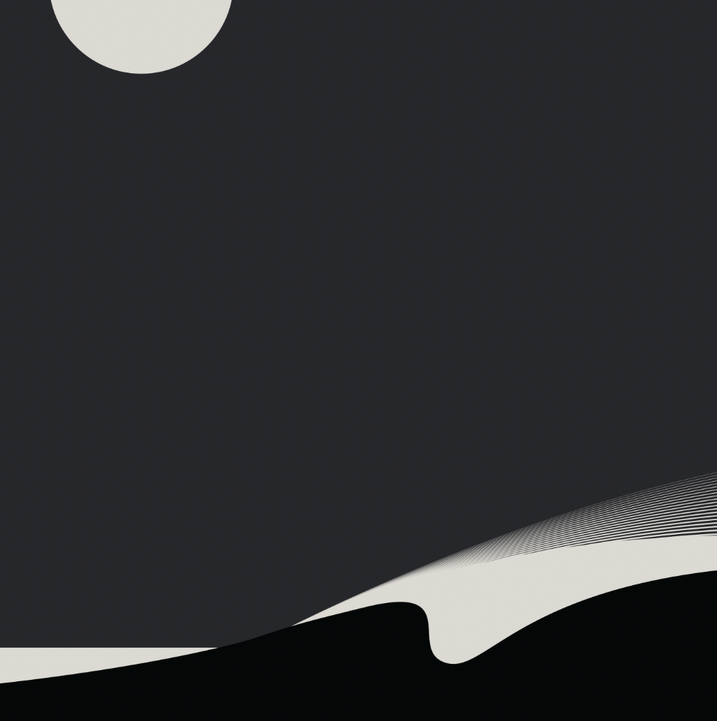 Night Wave 4 - Black - Framed Canvas