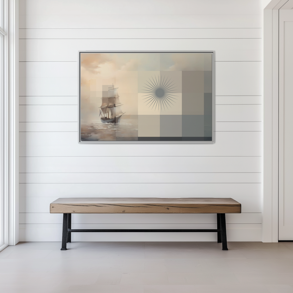 Calm Seas - Framed Canvas
