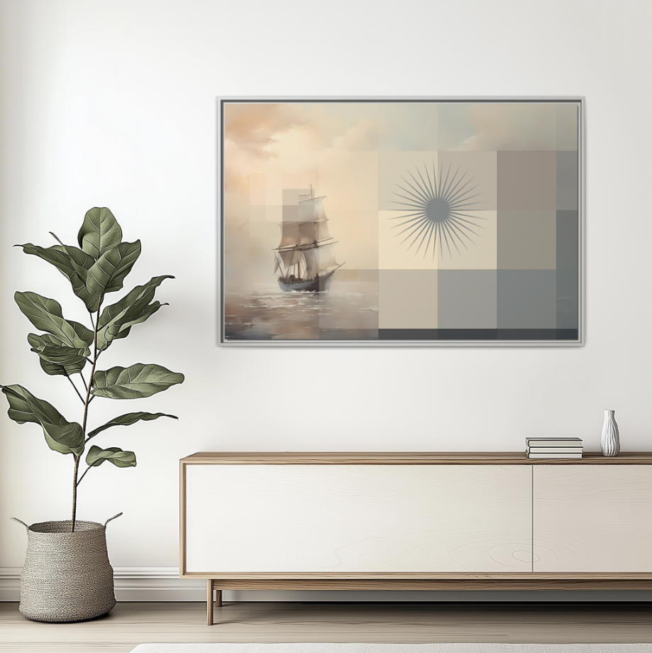 Calm Seas - Framed Canvas