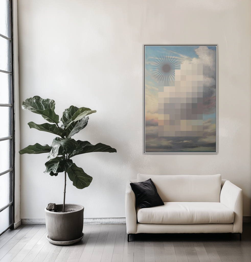 Stratus- Framed Canvas